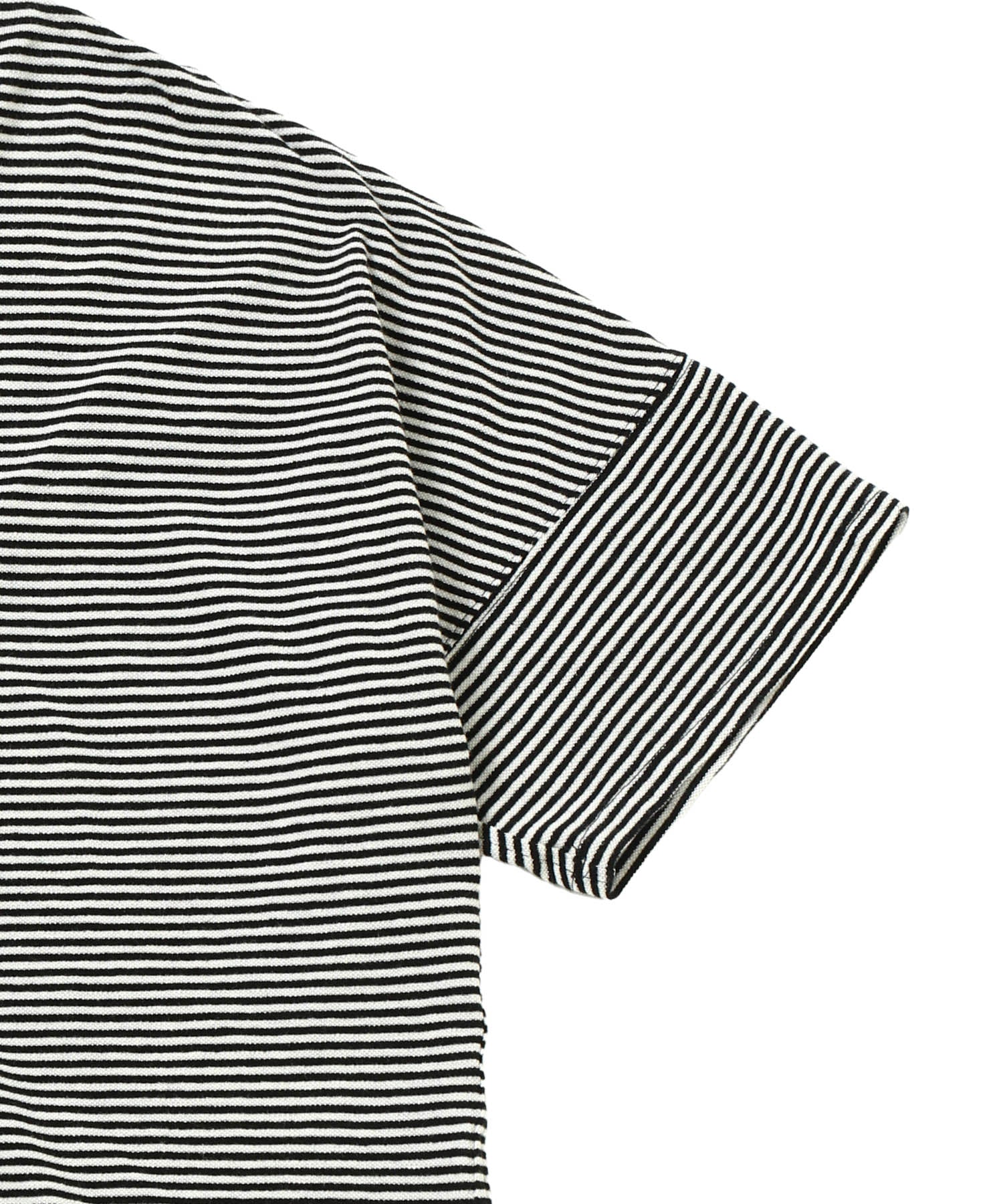 CLERK S/S TEE C/L PIQUE BORDER