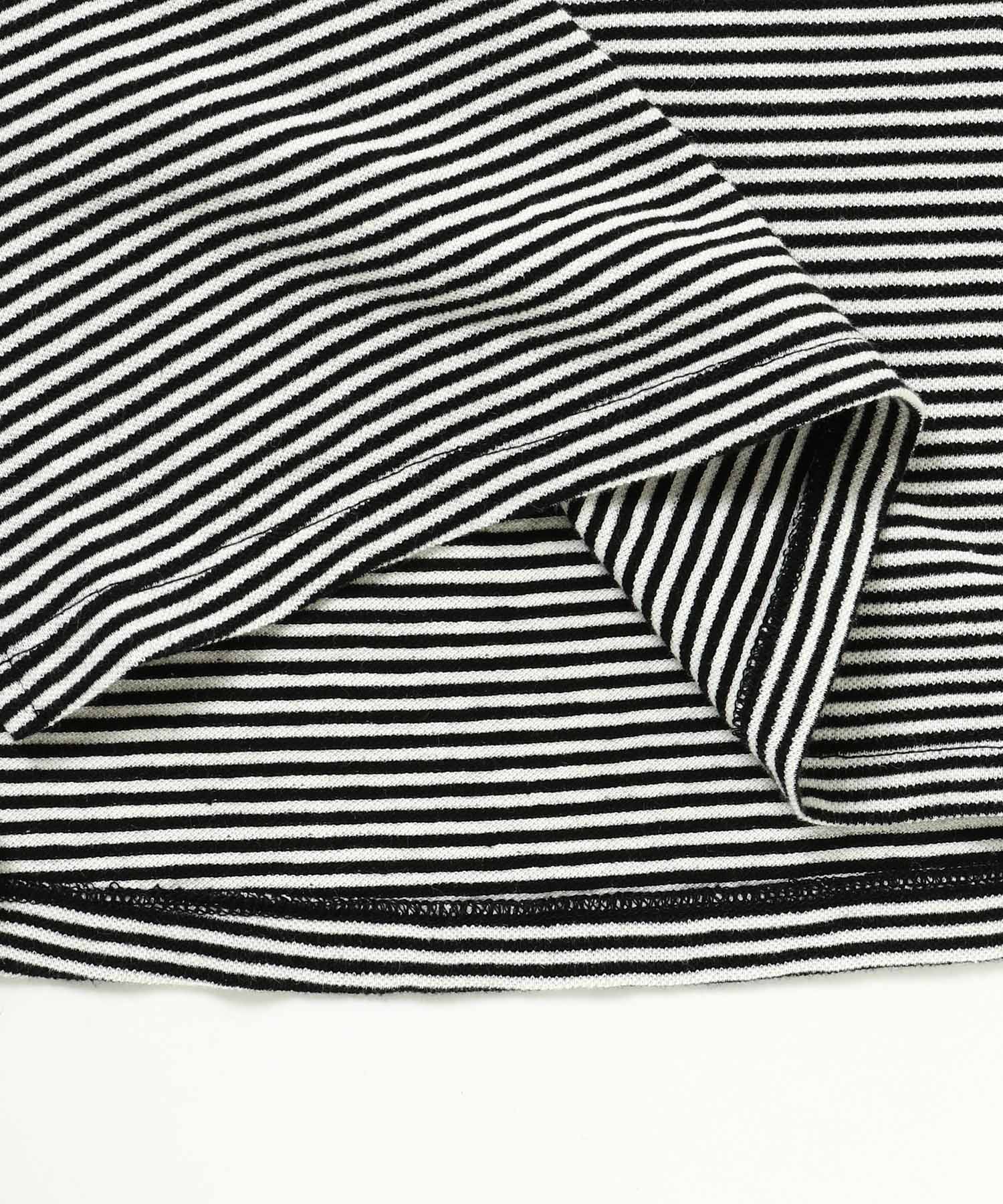 CLERK S/S TEE C/L PIQUE BORDER