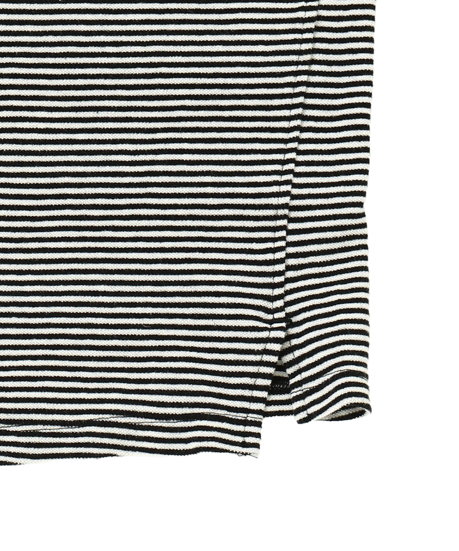 CLERK S/S TEE C/L PIQUE BORDER