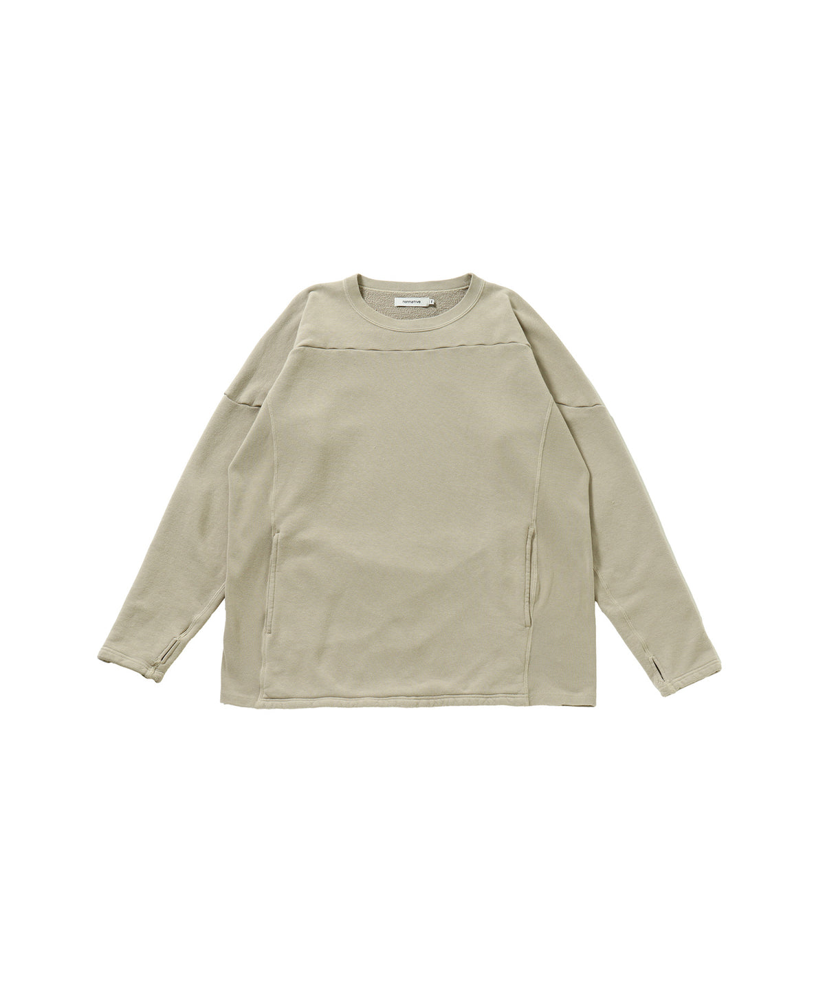 COACH CREW PULLOVER COTTON SWEAT OVERDYED