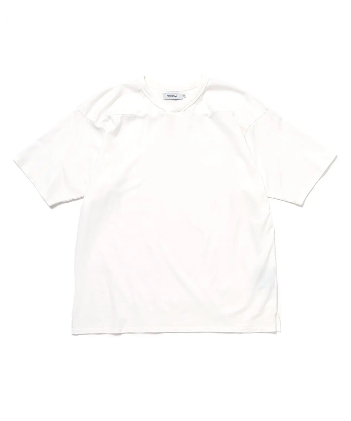 COACH S/S V-NECK TEE COTTON JERSEY OVERDYED