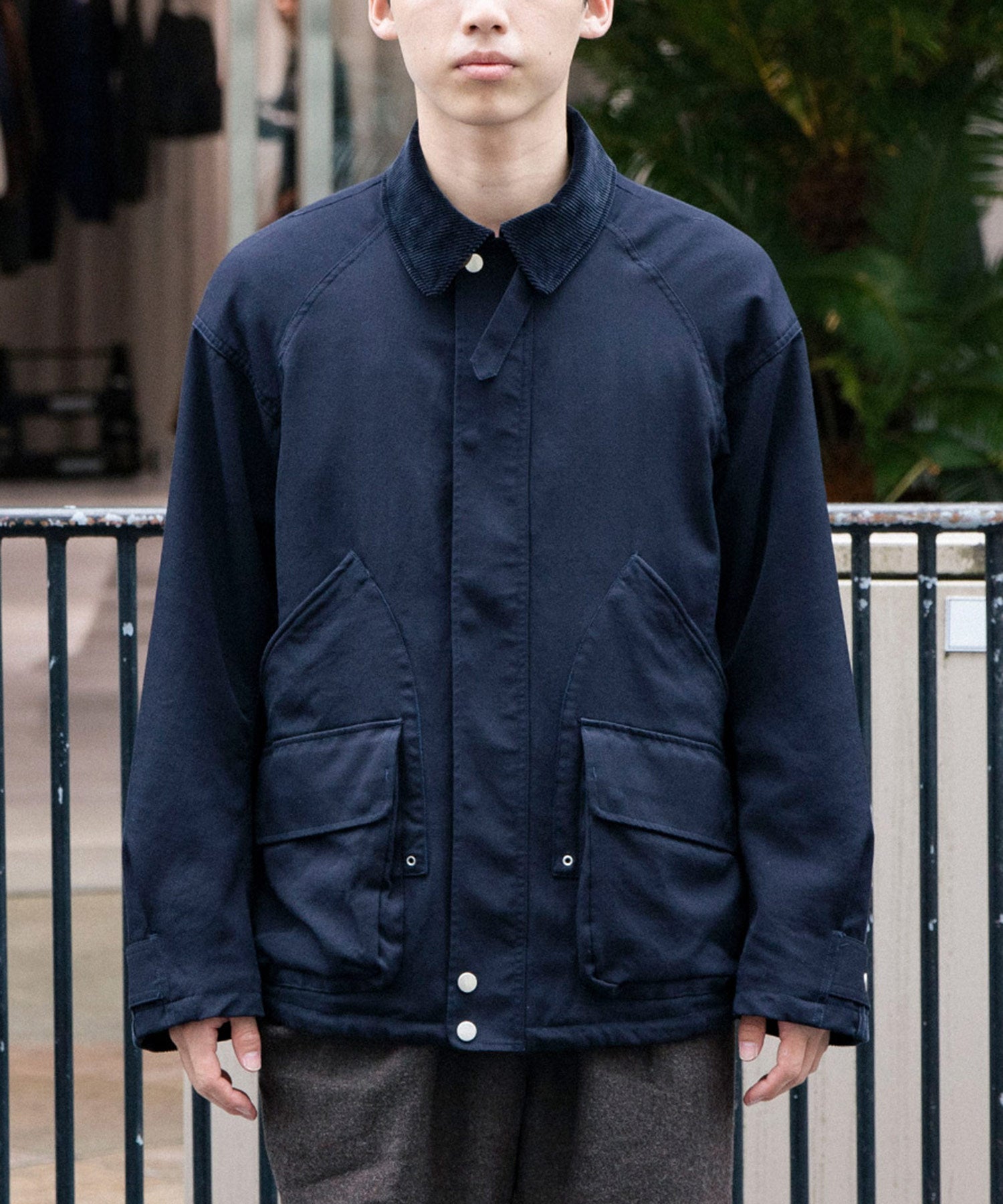 HUNTER JACKET WOOL TWILL WITH WINDSTOPPER - nonnative (ノン