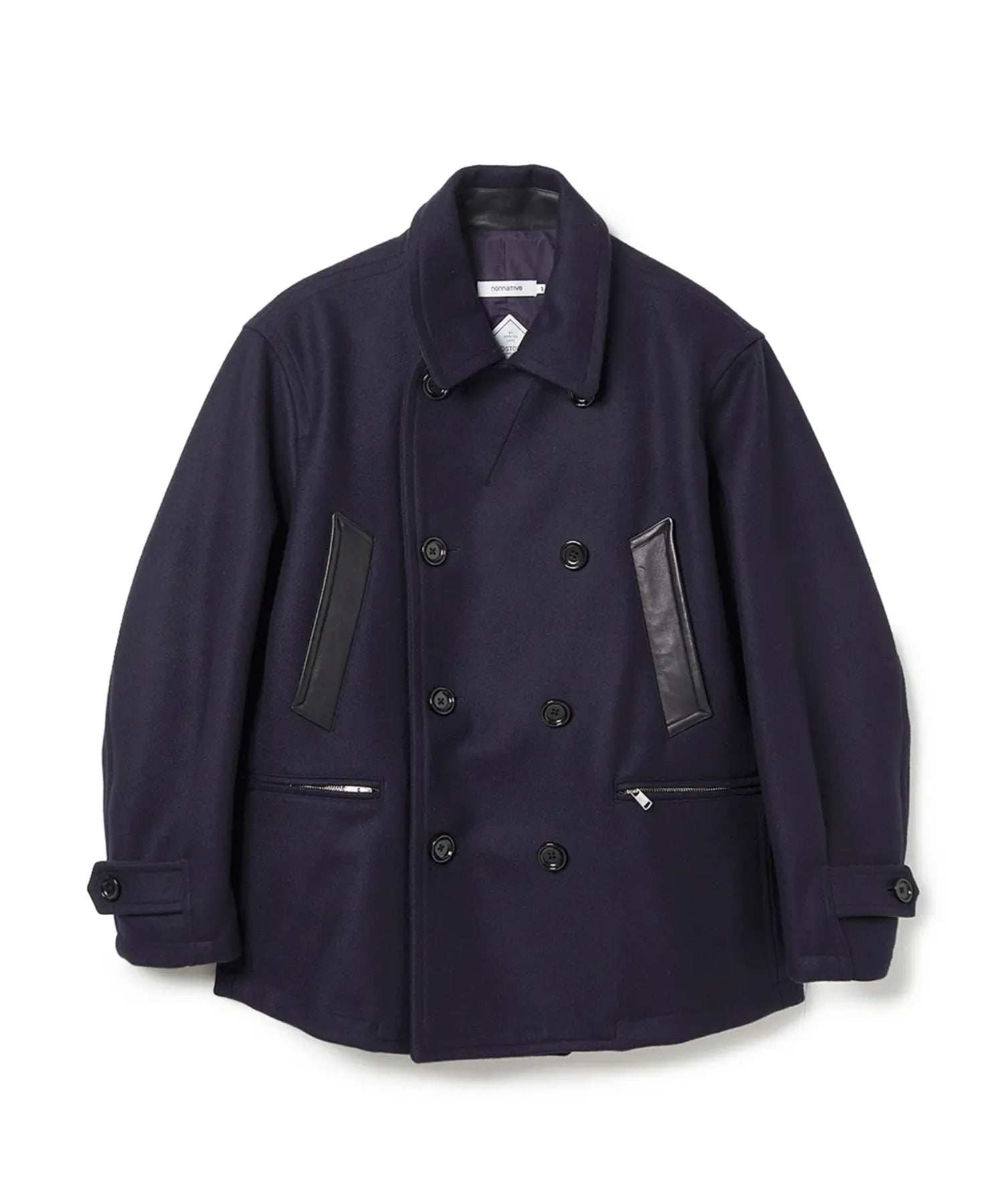 MARINER COAT W/N DOUBLE MELTON WITH WINDSTOPPER - nonnative (ノン