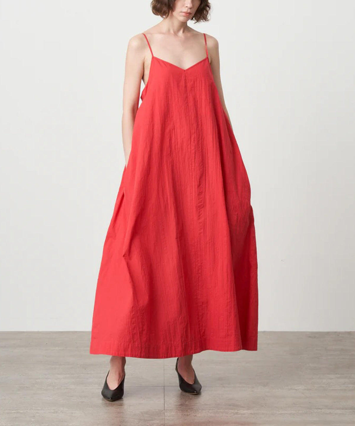 WRINKLED COTTON | CAMI DRESS