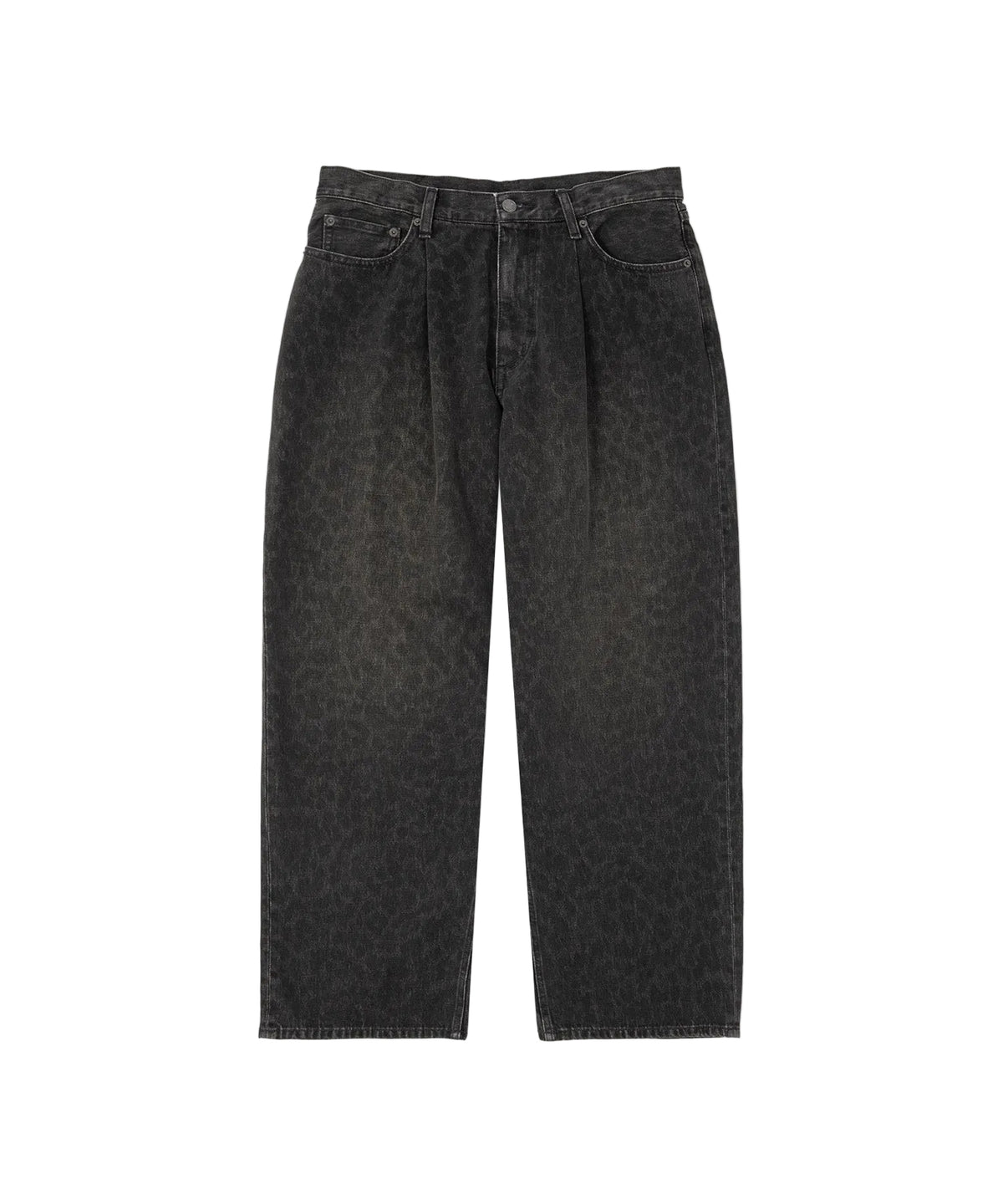 LEOPARD WIDE DENIM PANT