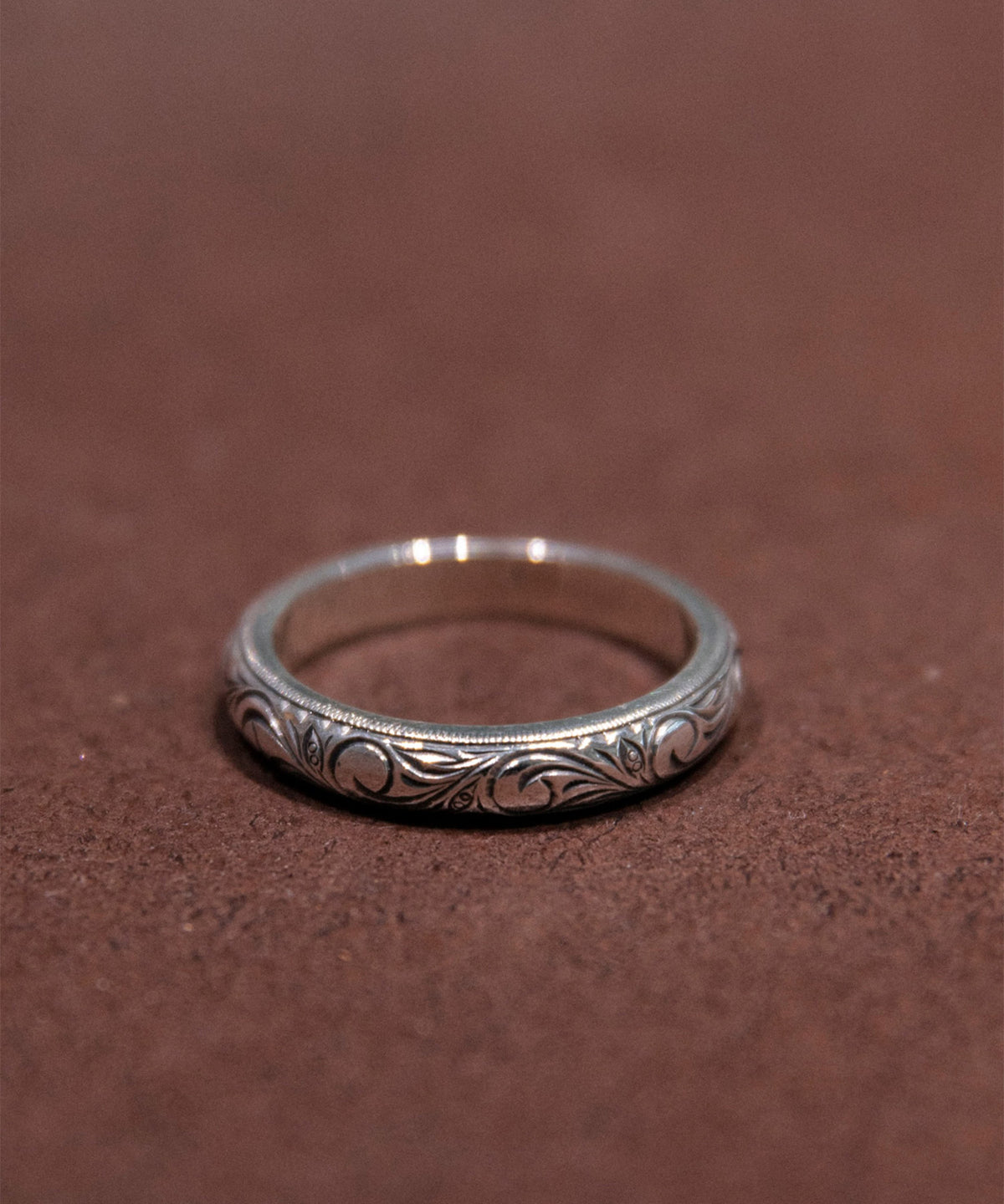 Engraved Round Ring