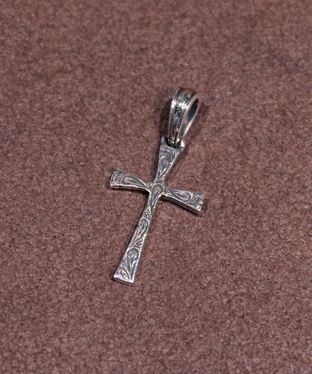 Engraved Tiny Cross Pendant