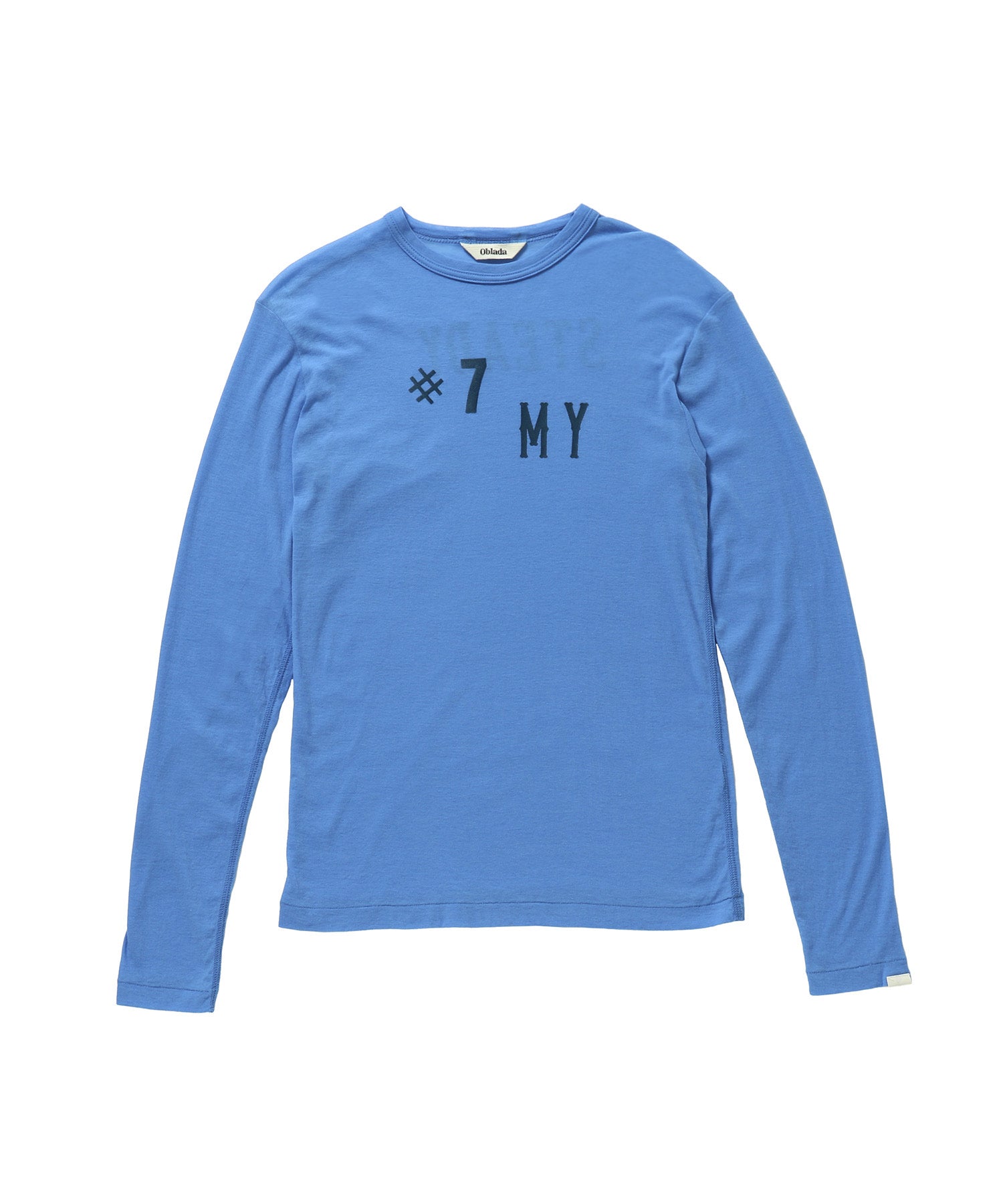 【Oblada】SHEER LONG SLEEVE TEE SHEER STEADY LONG TEE - Oblada (オブラダ) - tops (トップス