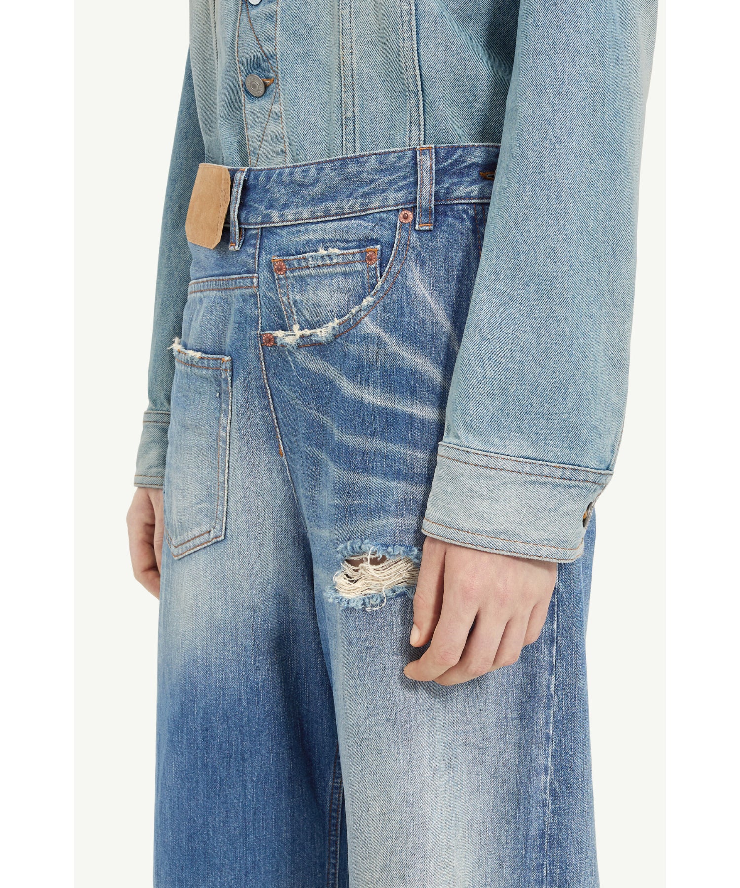 Pants 5 Pockets ツイストワイドレッグジーンズ