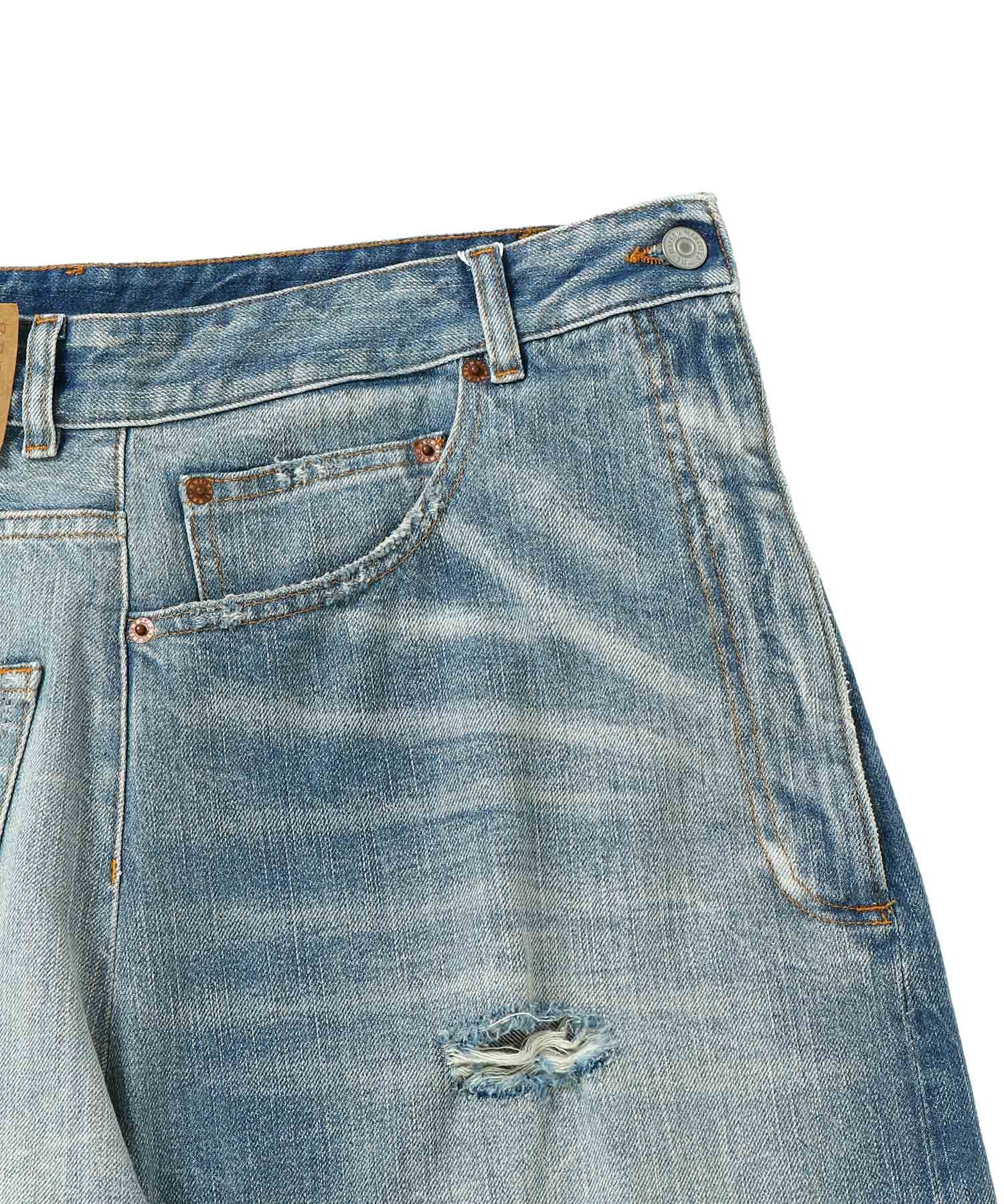 Pants 5 Pockets ツイストワイドレッグジーンズ