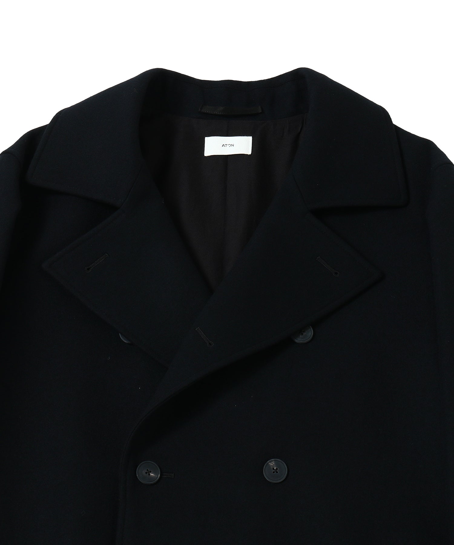 SUPER 160S DOUBLE SAXONY DOUBLE BREASTED COAT