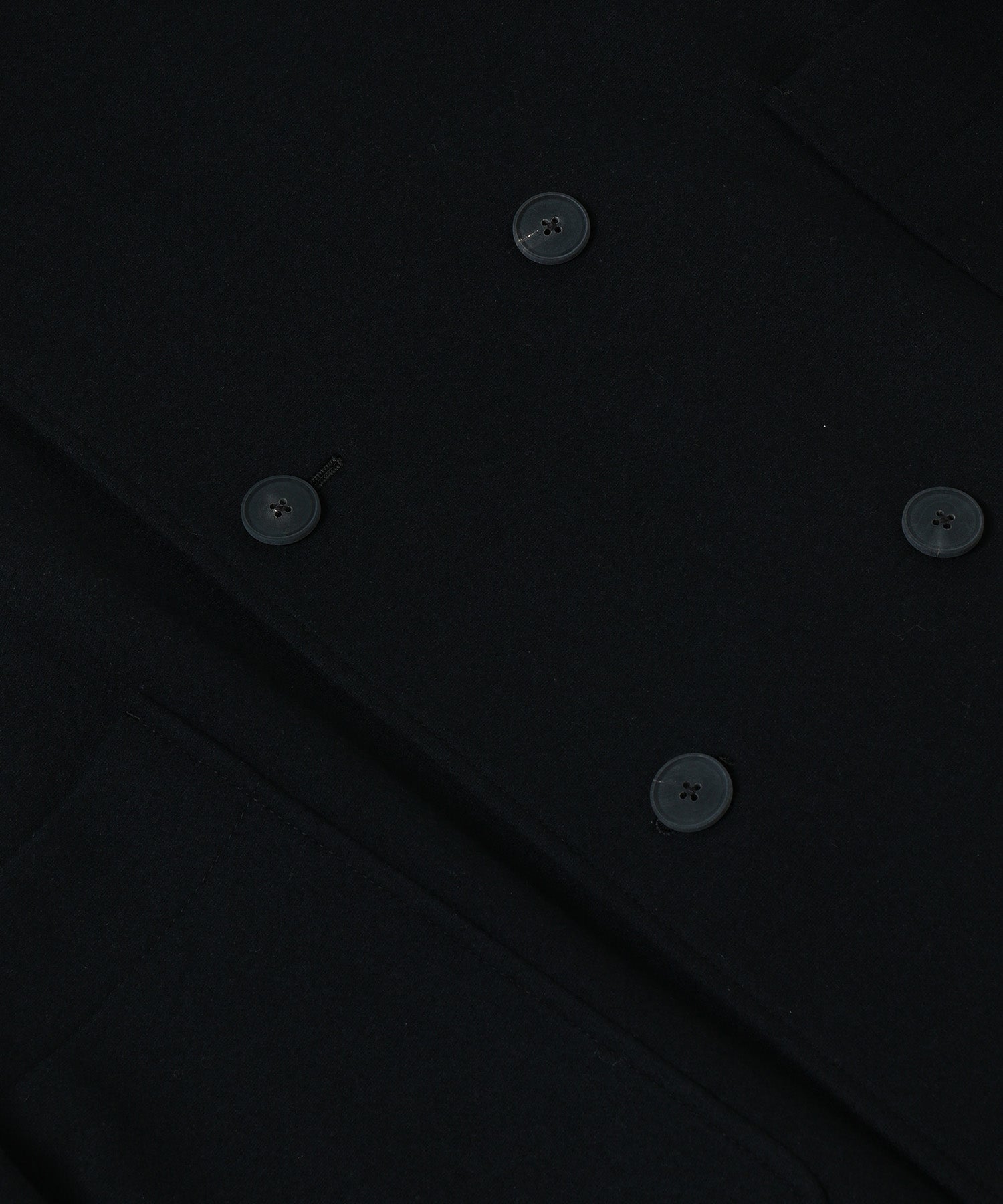 SUPER 160S DOUBLE SAXONY DOUBLE BREASTED COAT