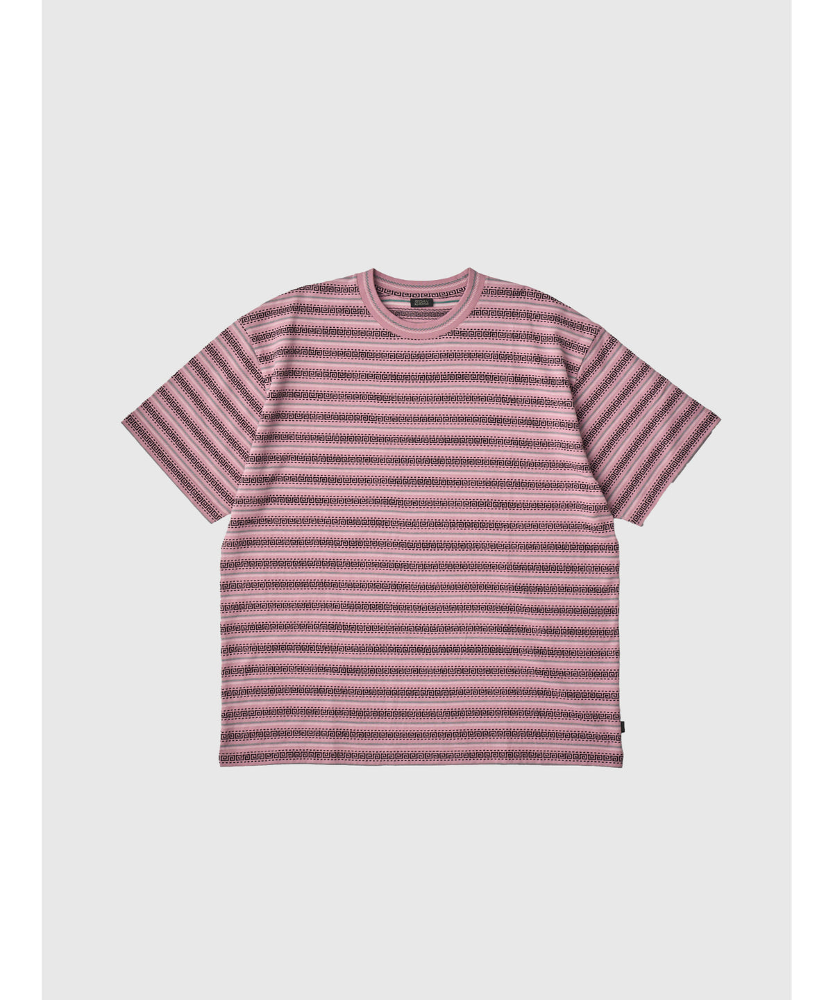 Jacquard Striped S/S Tee