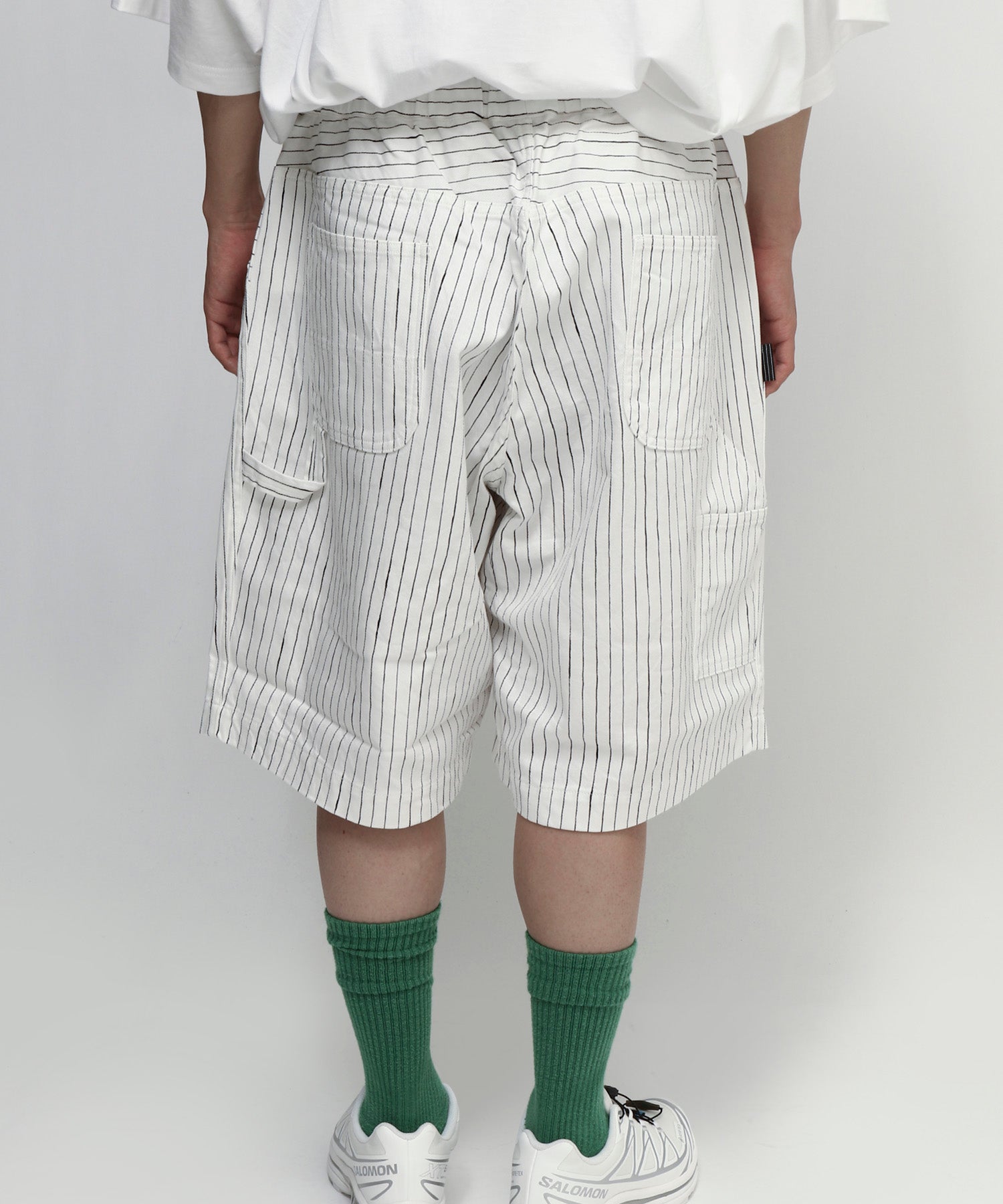 STRIPE PAINTER SHORTS
