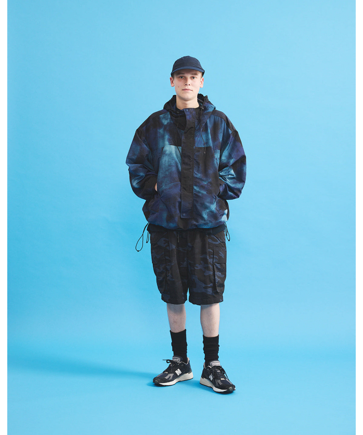 OG TIEDYE NYLON PULL OVER JACKET