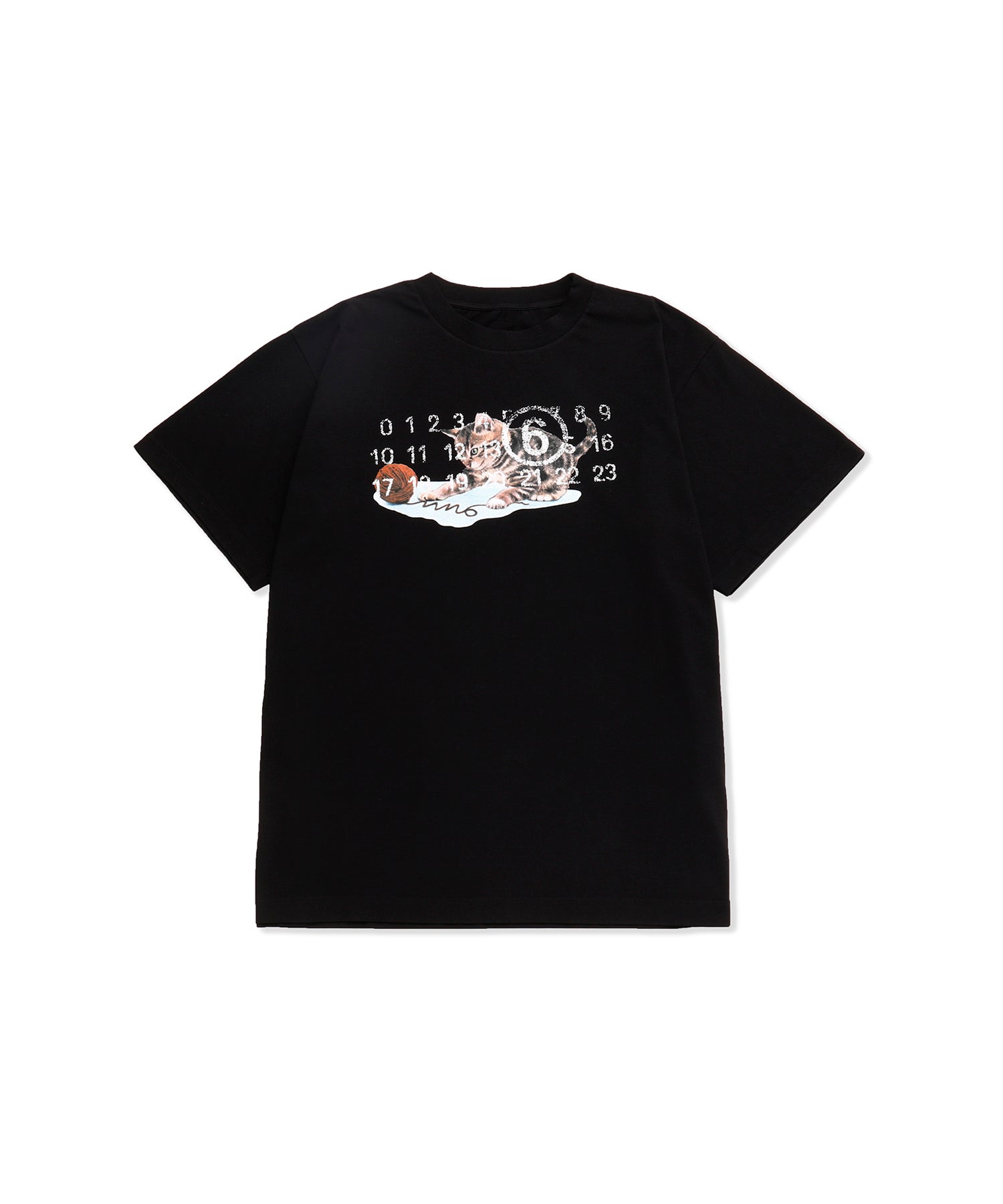 キャット&ラバー プリントTシャツ