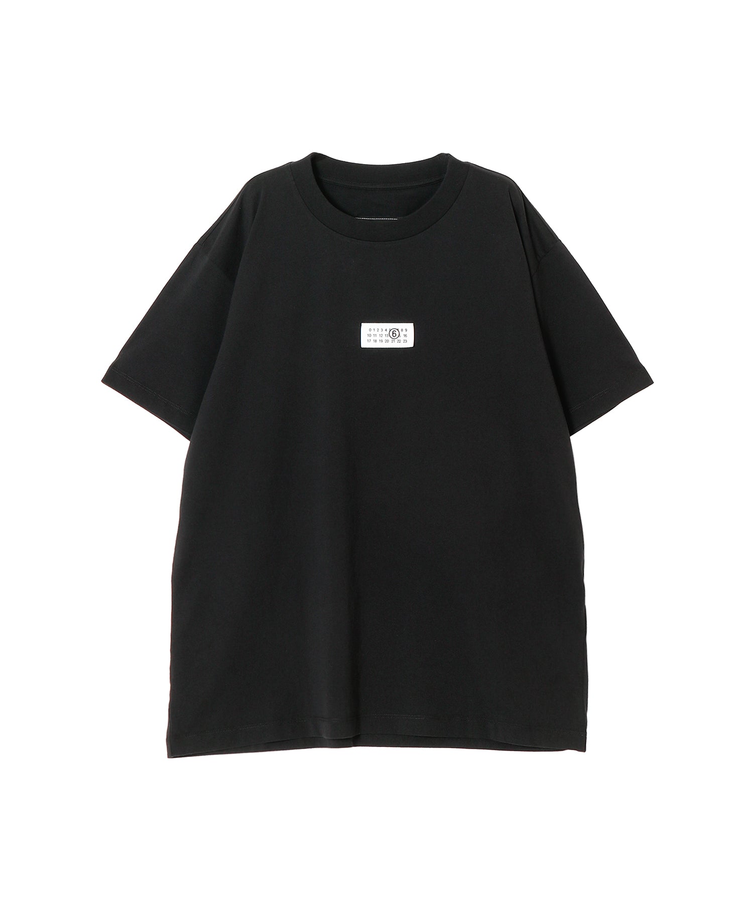 MM6 コットントップス MM6 Maison Margiela Deconstructed Cotton Poplin High-Low Button-Up