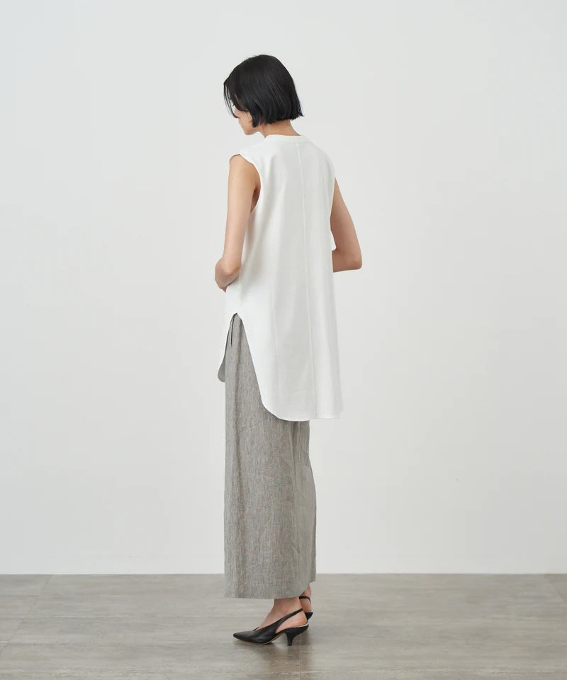 12/-AIR SPININNG | ROUND HEM TANKTOP