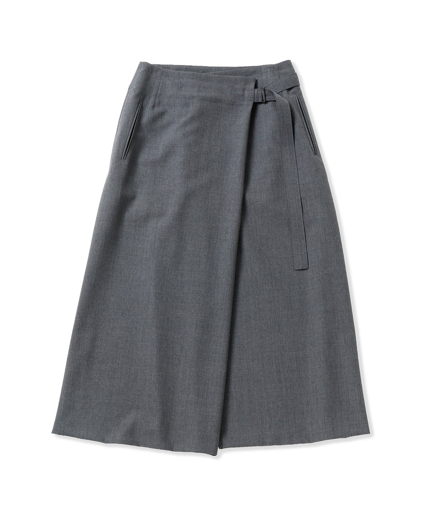 WOOL TROPICAL | WRAPPED SKIRT