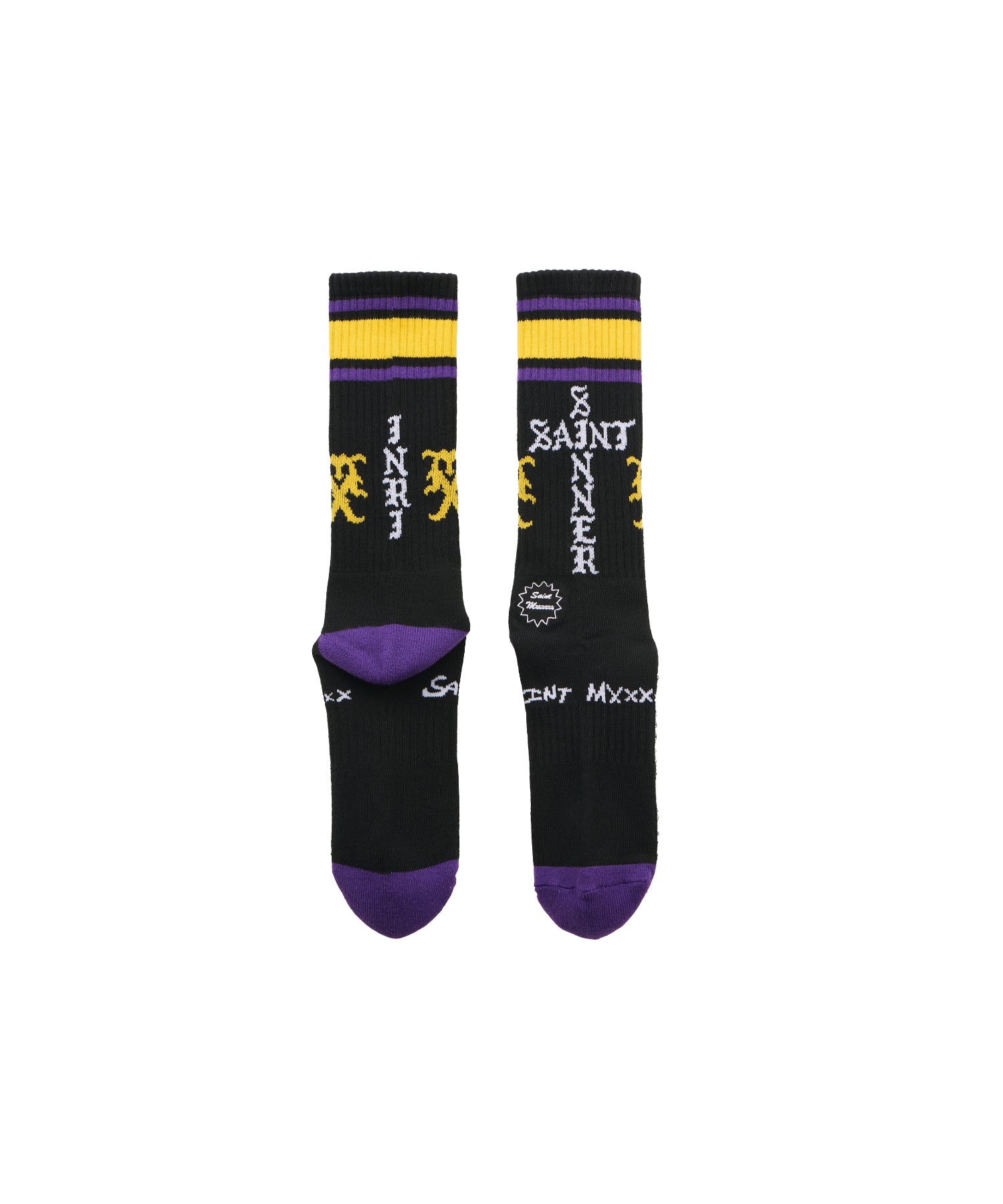 SOCKS / SINNER / BLACK+PURPLE