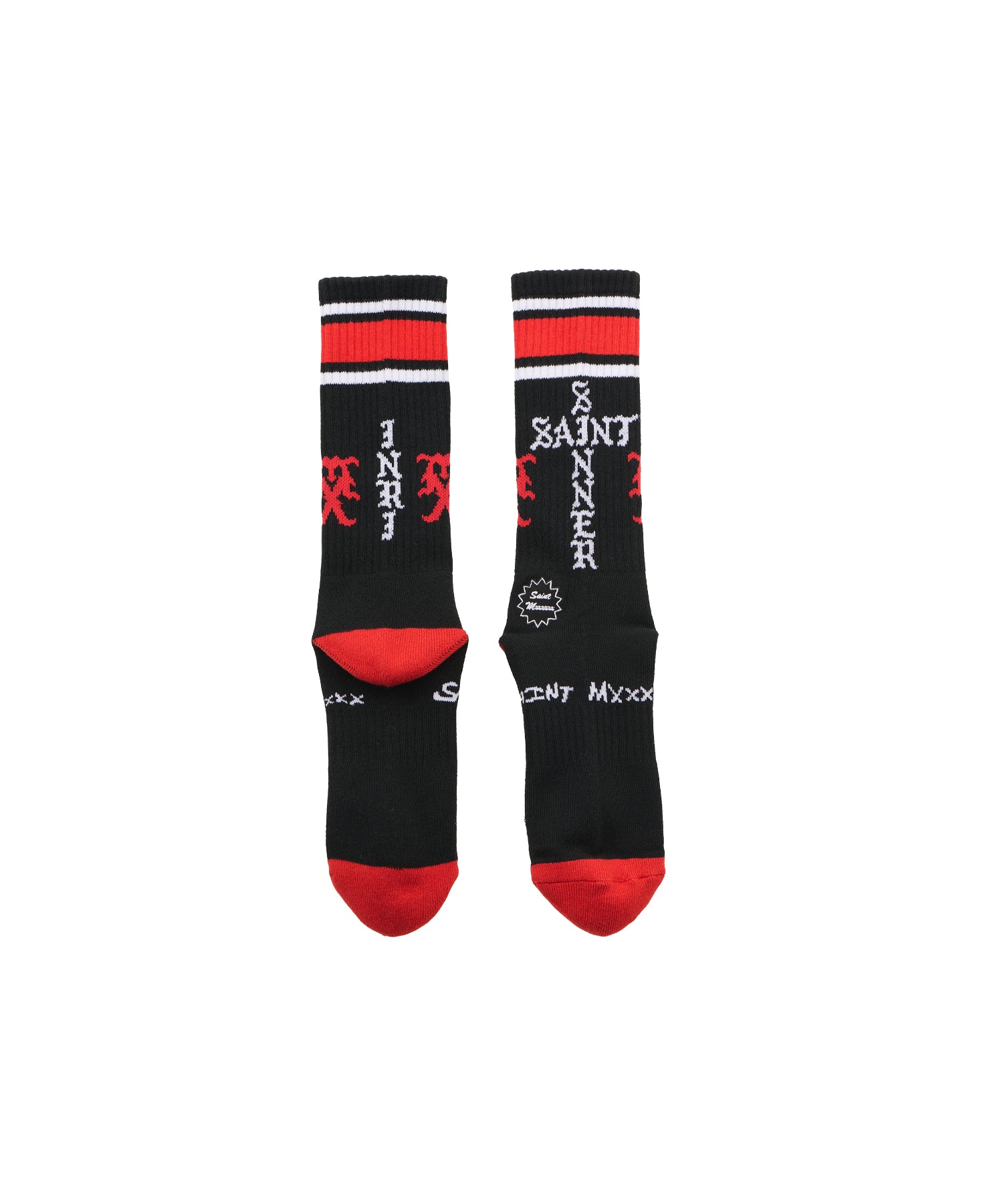 SOCKS / SINNER / BLACK+RED