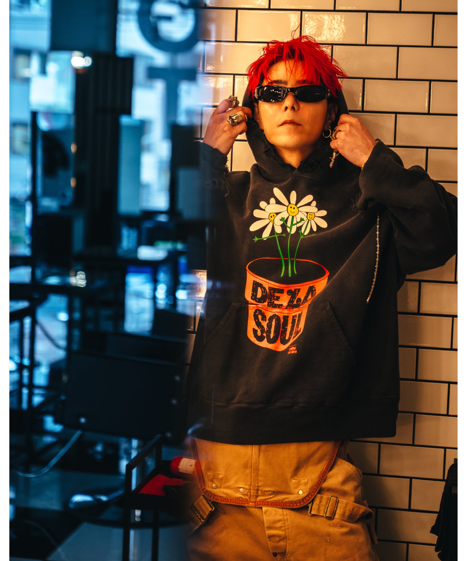 DLS_HOODIE / DE LA SOUL / BLACK