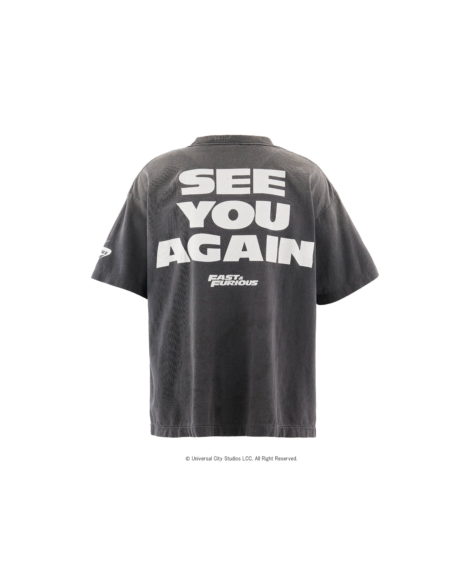 FF_SS TEE/FURIOUS 7/BLACK
