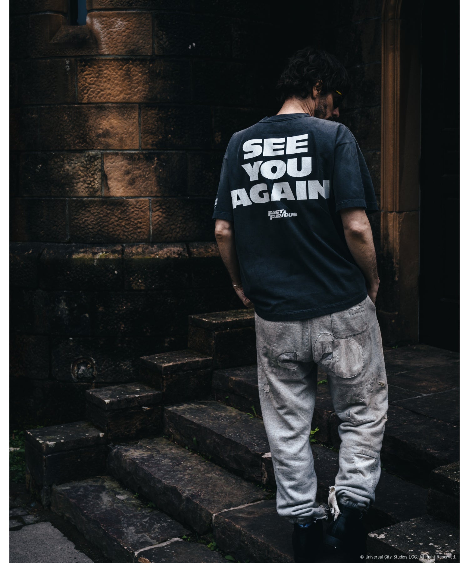 FF_SS TEE/FURIOUS 7/BLACK