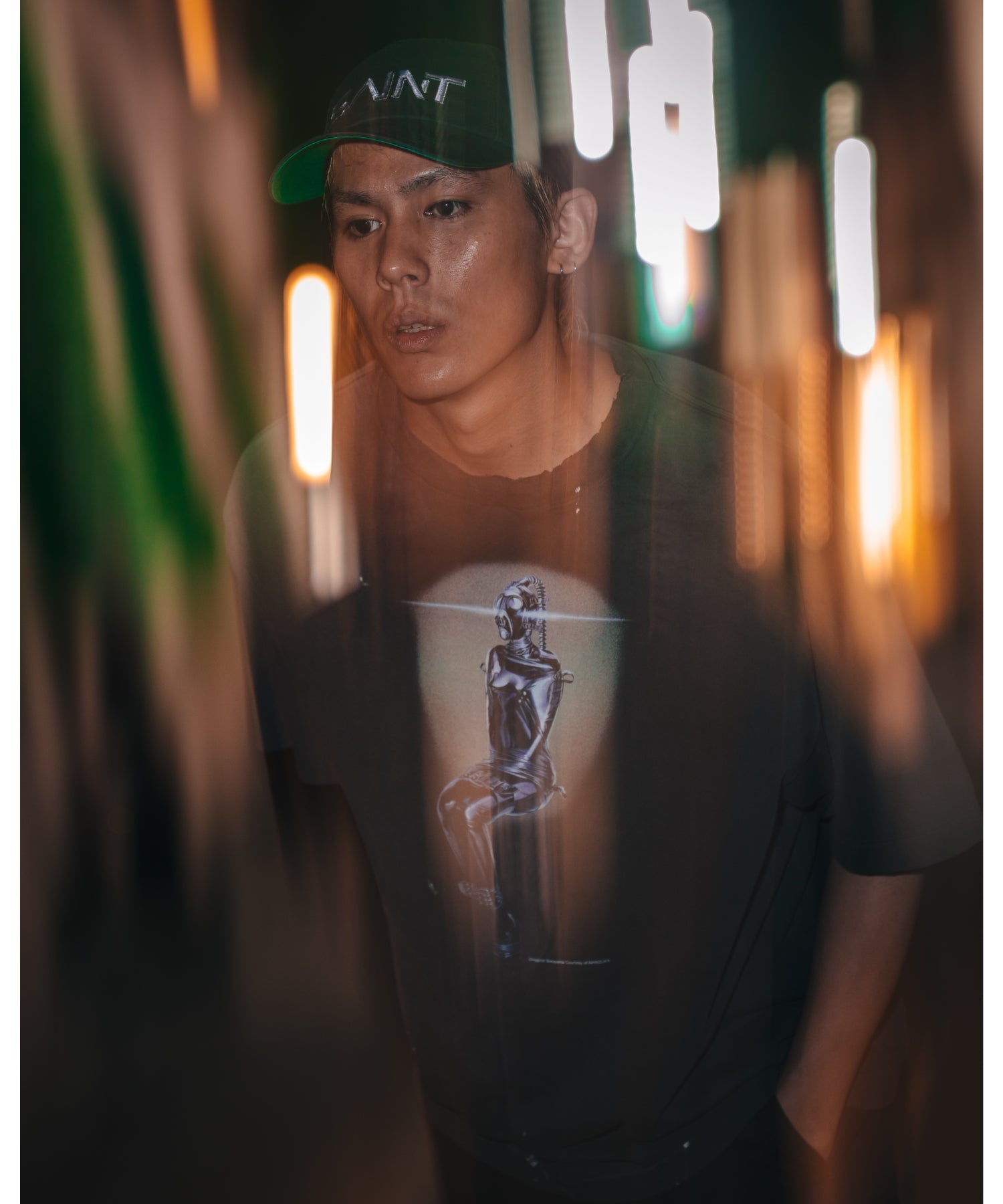 SRYM_SS TEE / MASK / BLACK