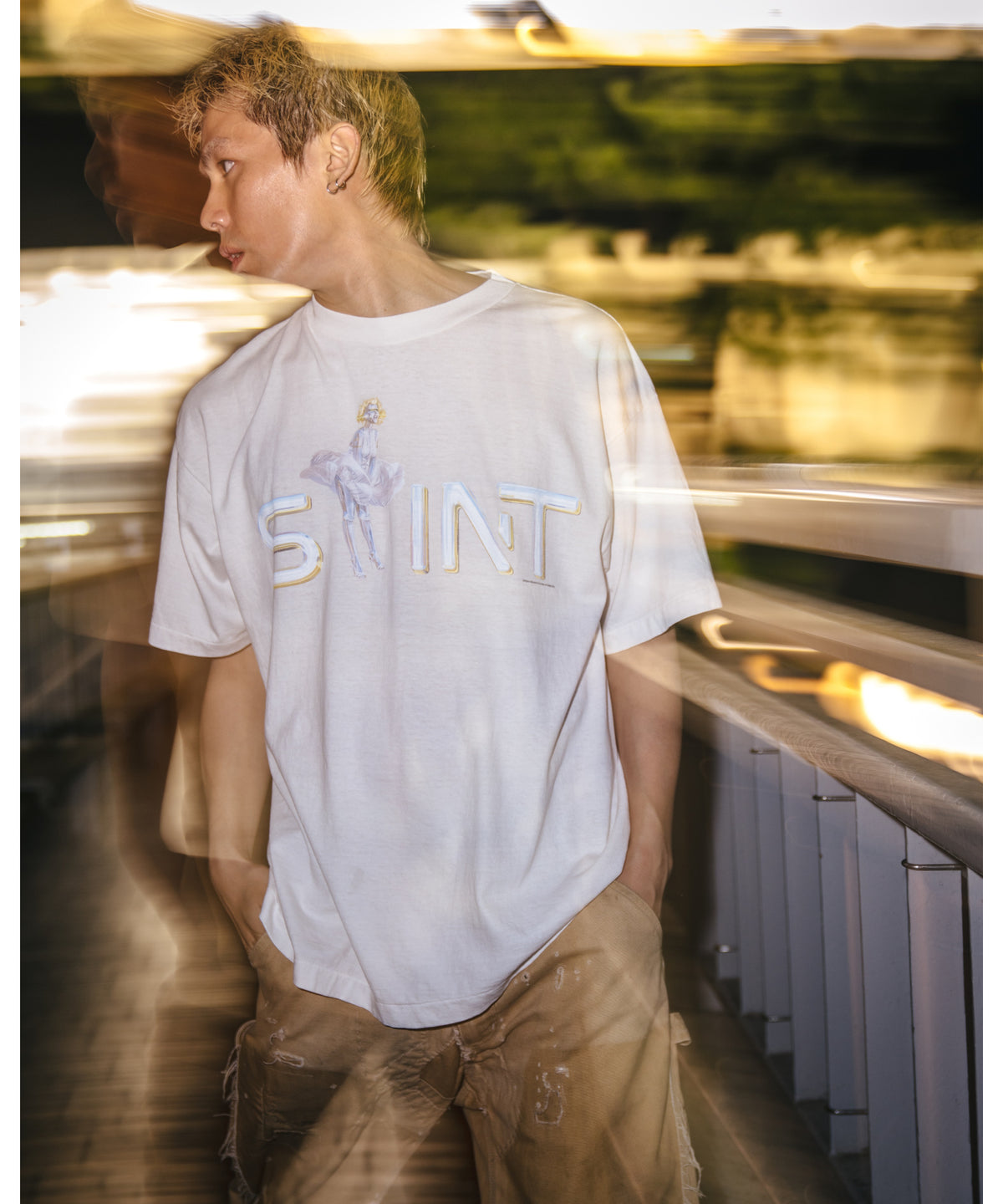 SRYM_SS TEE / LOVERS / WHITE