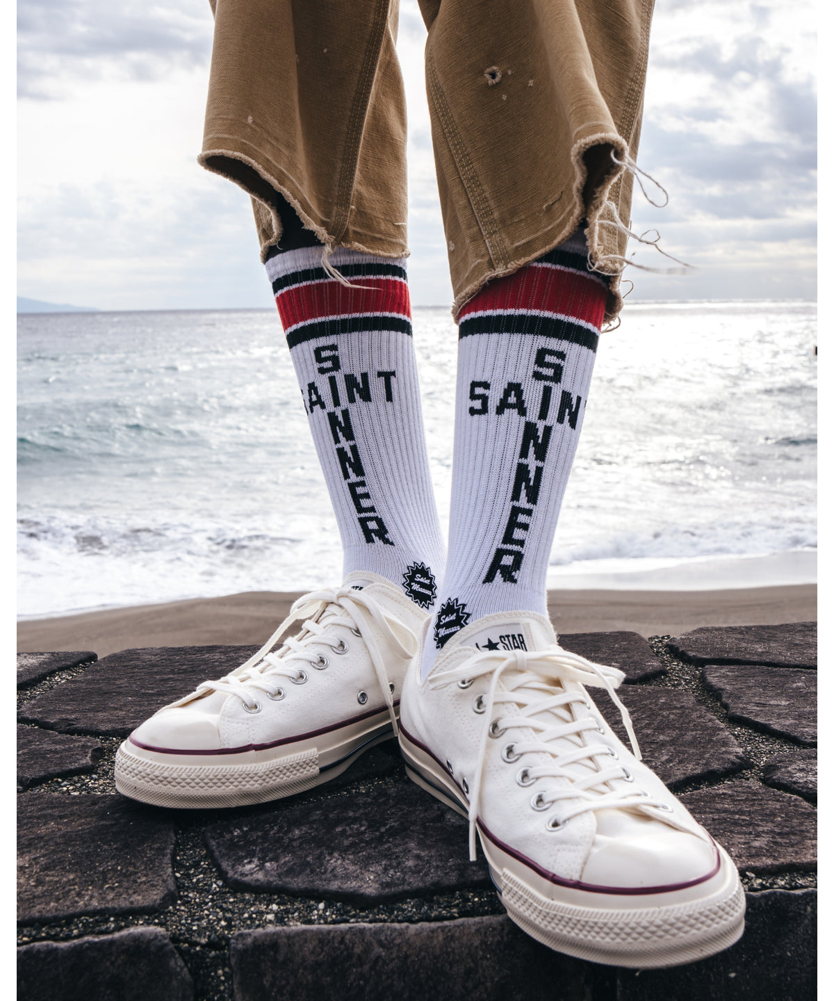 SOCKS / SAINT SINNER / RED