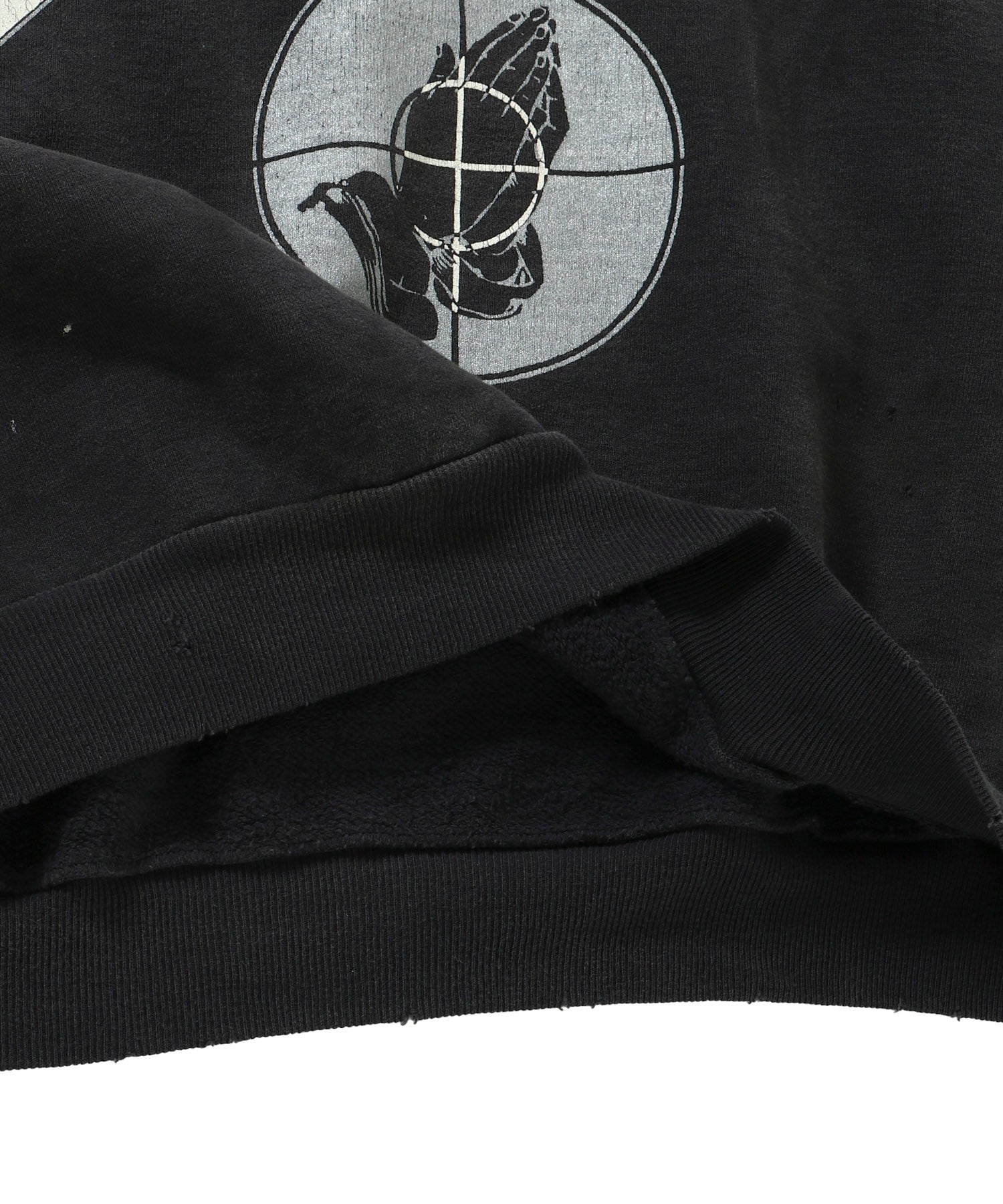 FG_HOODIE / SNT OF GOD / BLK