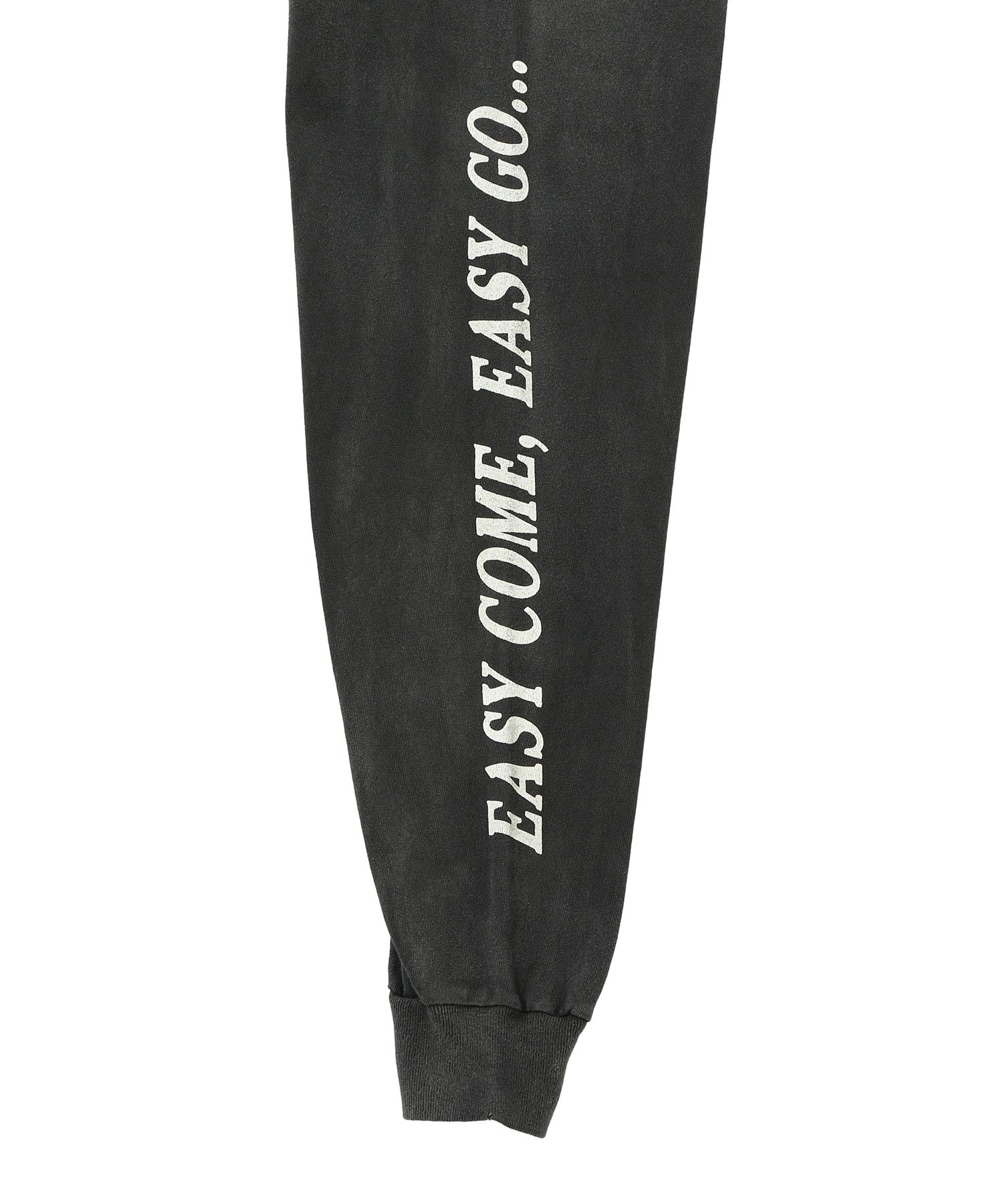 CB_LS TEE / EASY COME / BLACK