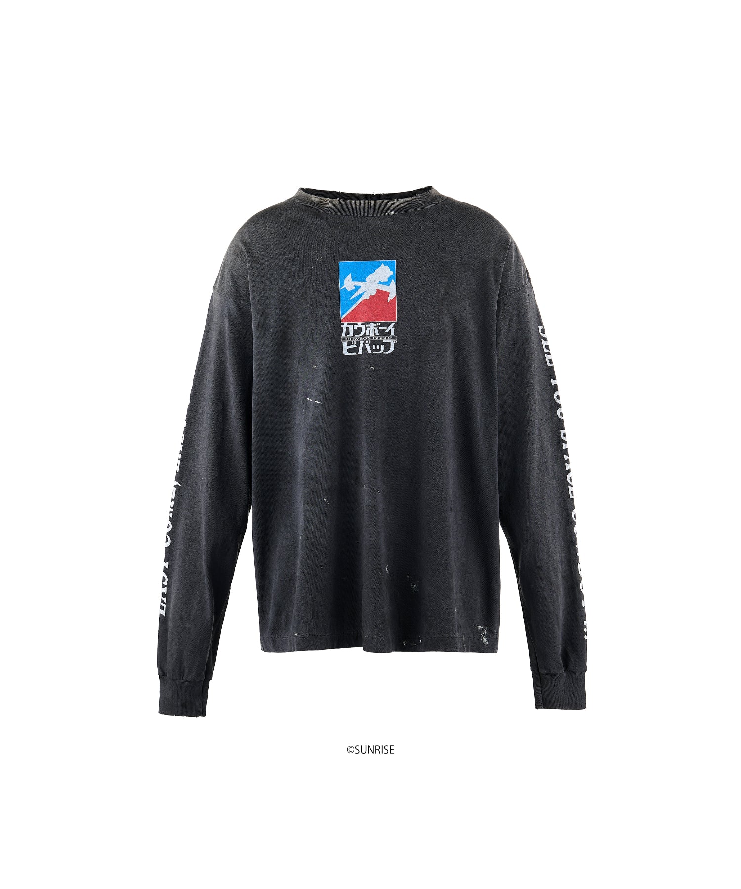 CB_LS TEE / EASY COME / BLACK