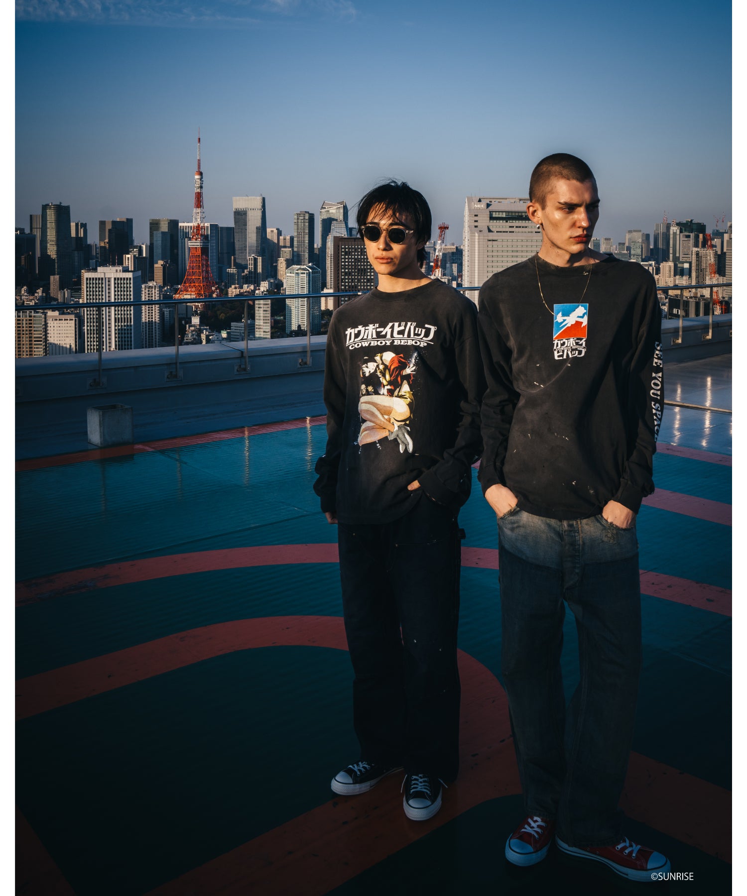 CB_LS TEE / EASY COME / BLACK