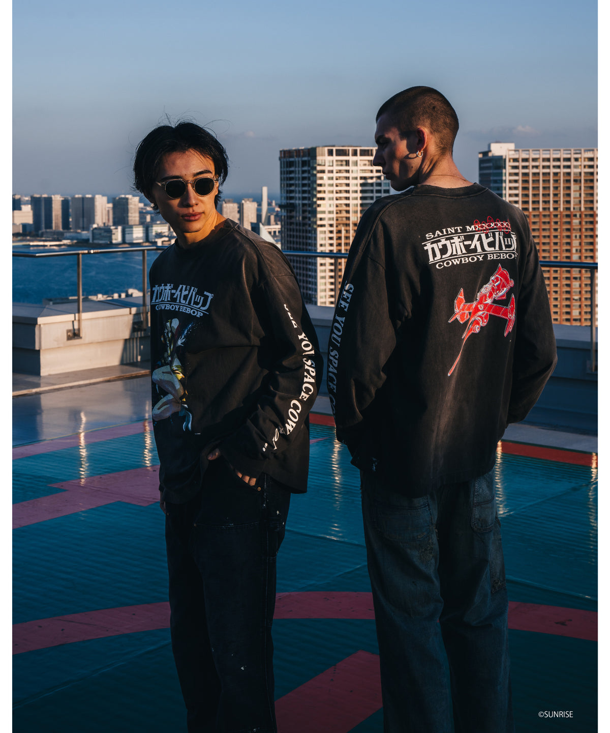 CB_LS TEE / EASY COME / BLACK