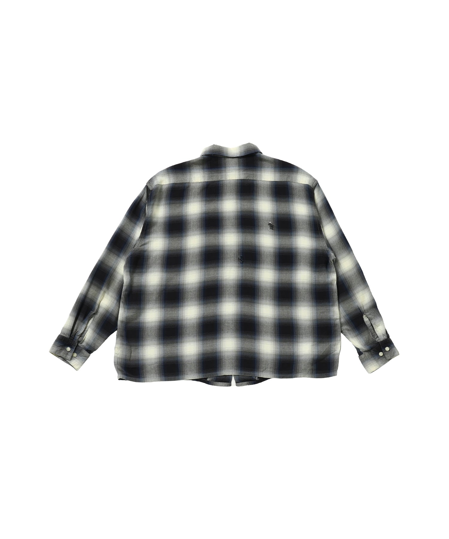 LM_CHECK SHIRT / CHECK / NVY
