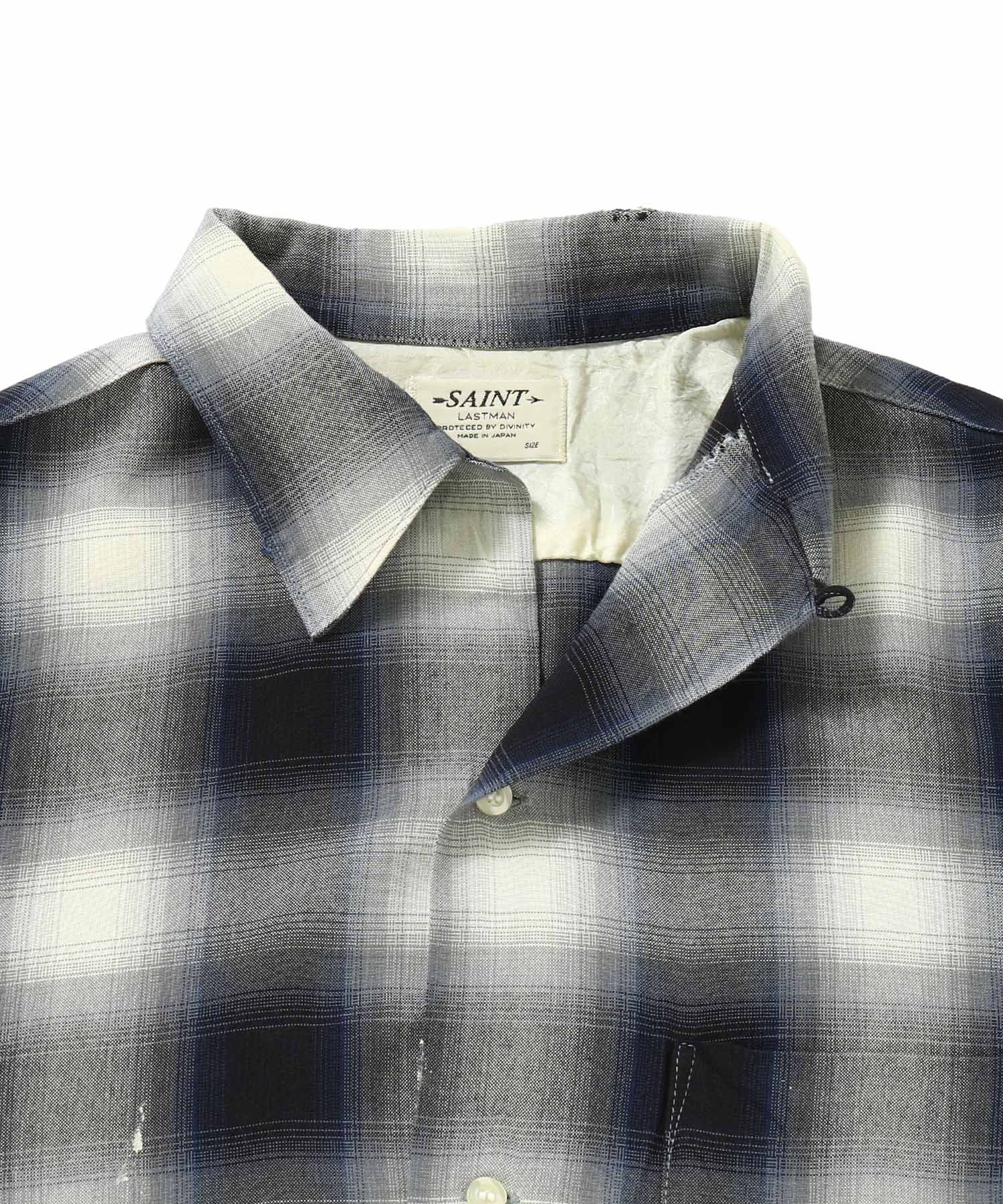 LM_CHECK SHIRT / CHECK / NVY