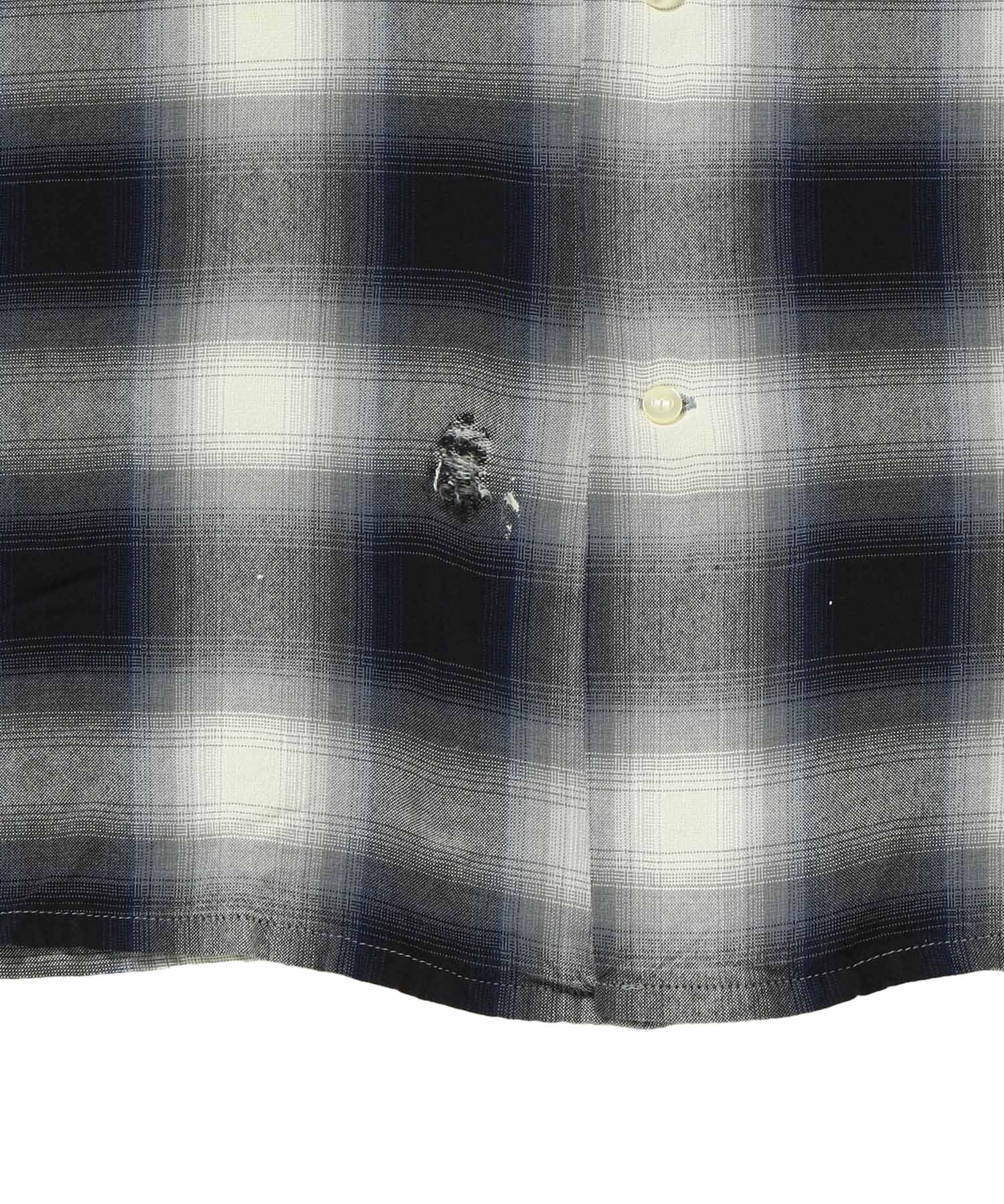 LM_CHECK SHIRT / CHECK / NVY