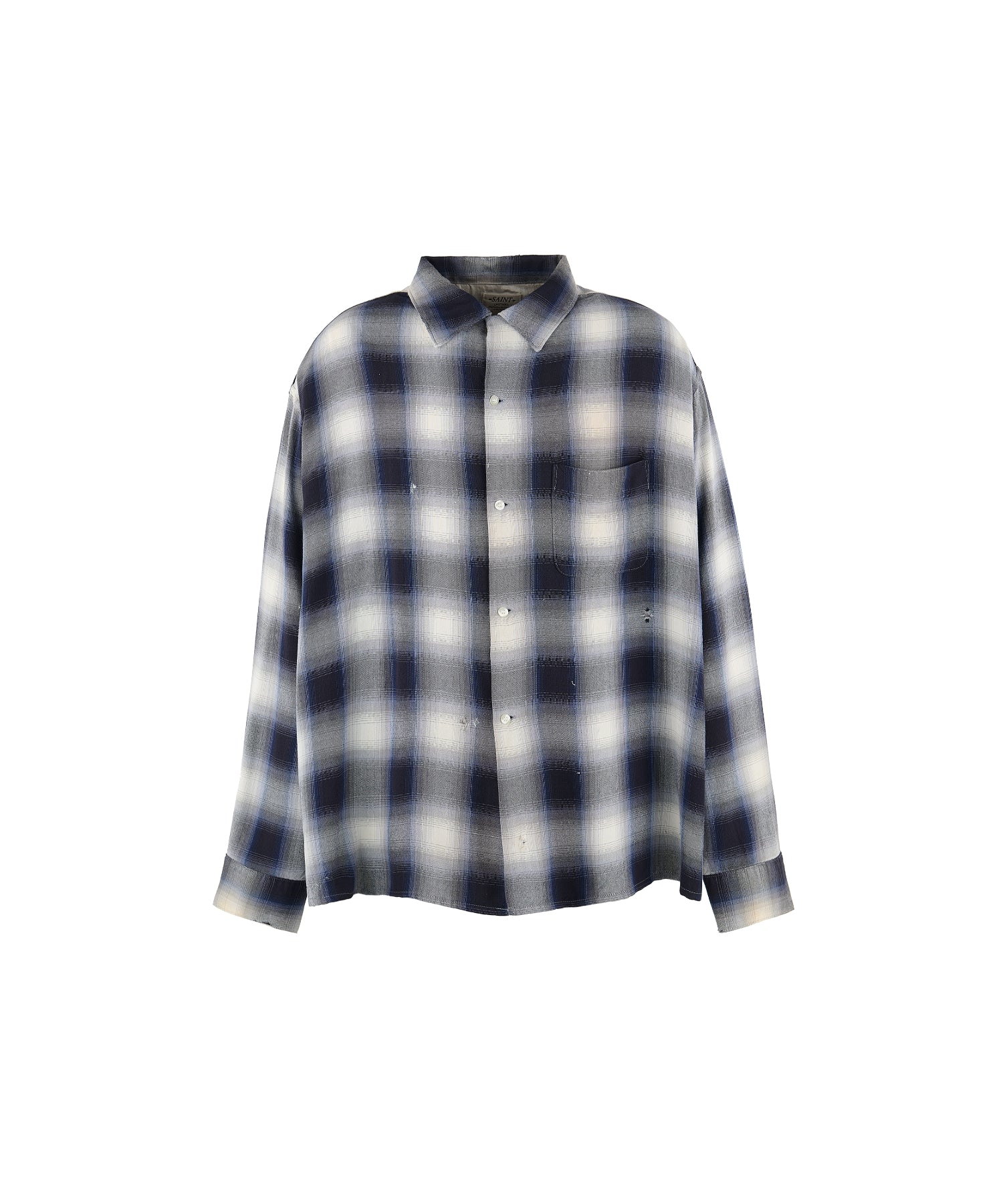 LM_CHECK SHIRT / CHECK / NVY