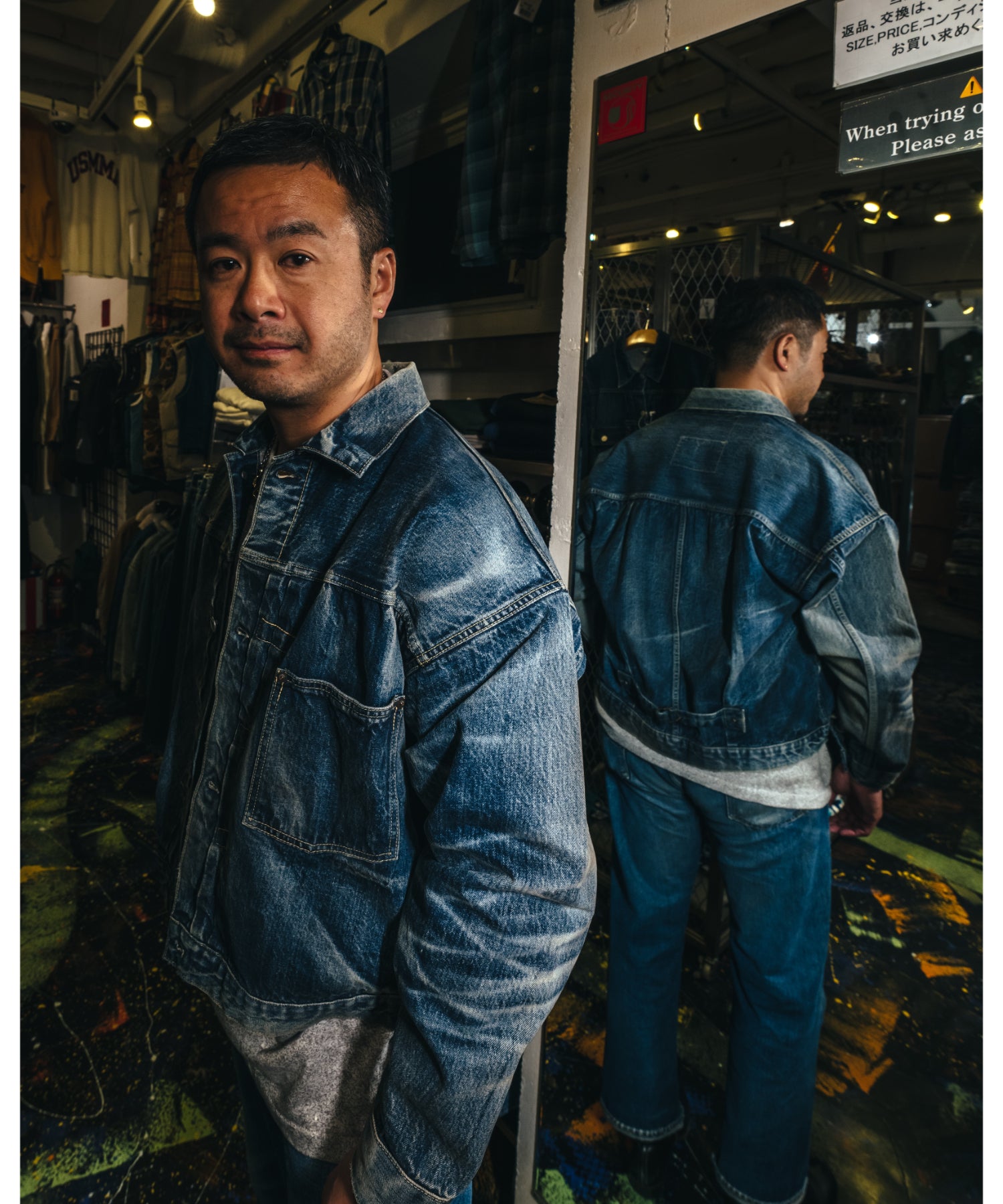 BJ_DENIM JACKET / DAMAGE / BLUE - SAINT MXXXXXX (セント