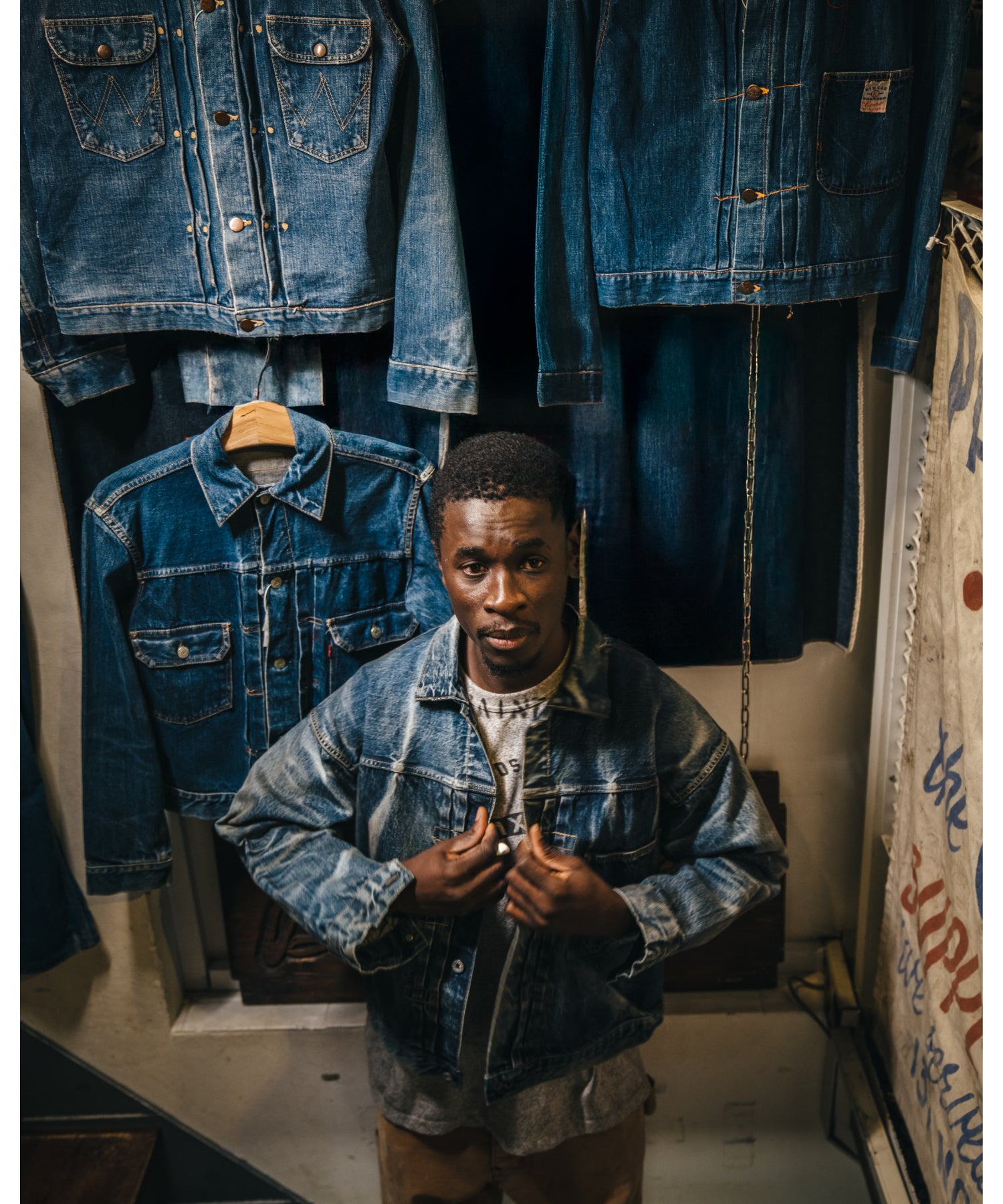 BJ_DENIM JACKET / DAMAGE / BLUE
