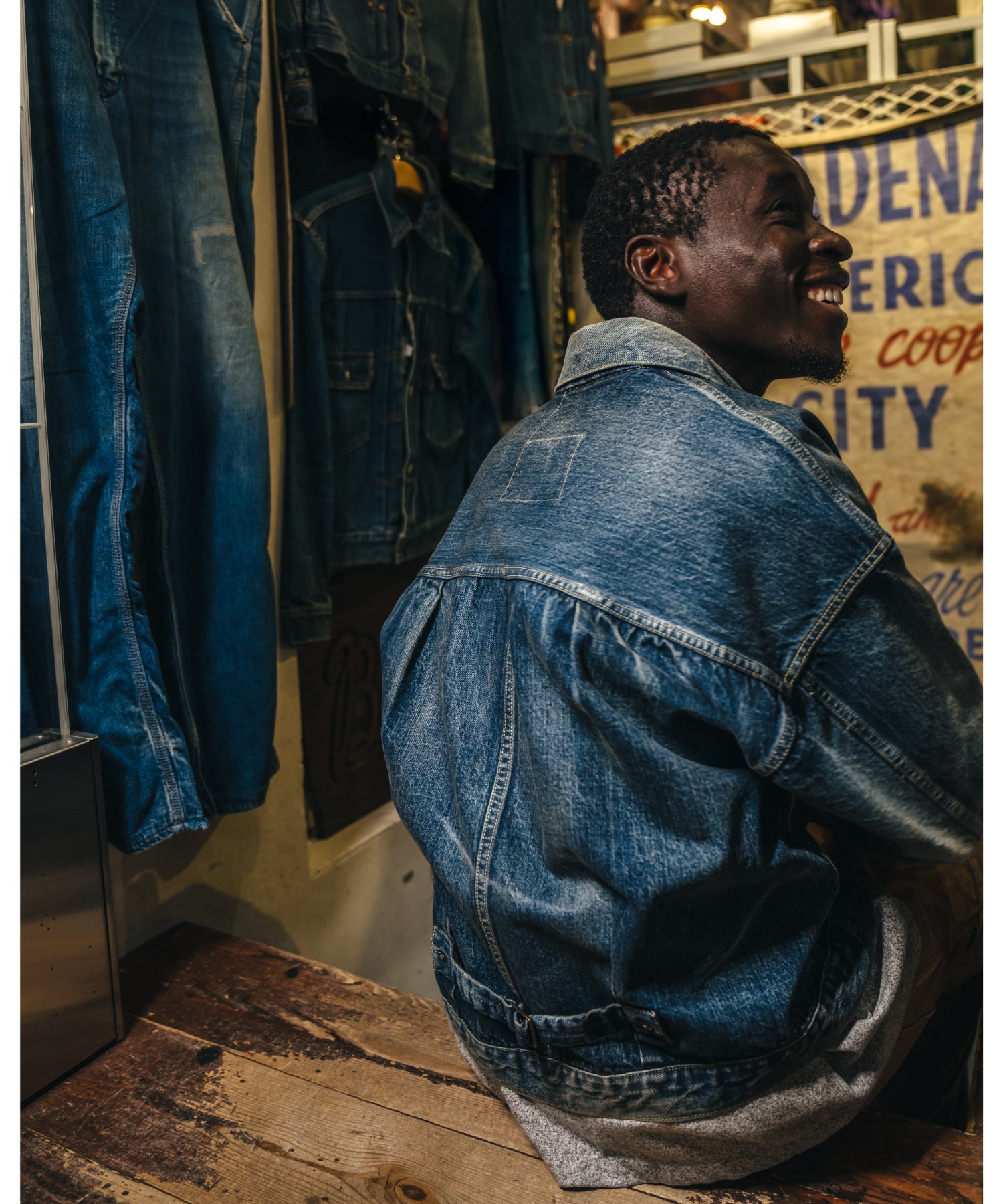 BJ_DENIM JACKET / DAMAGE / BLUE