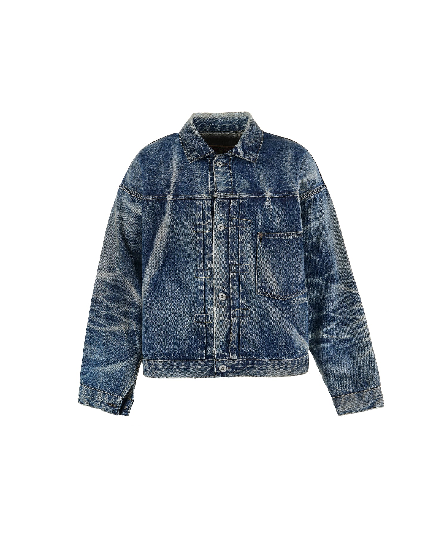 BJ_DENIM JACKET / DAMAGE / BLUE