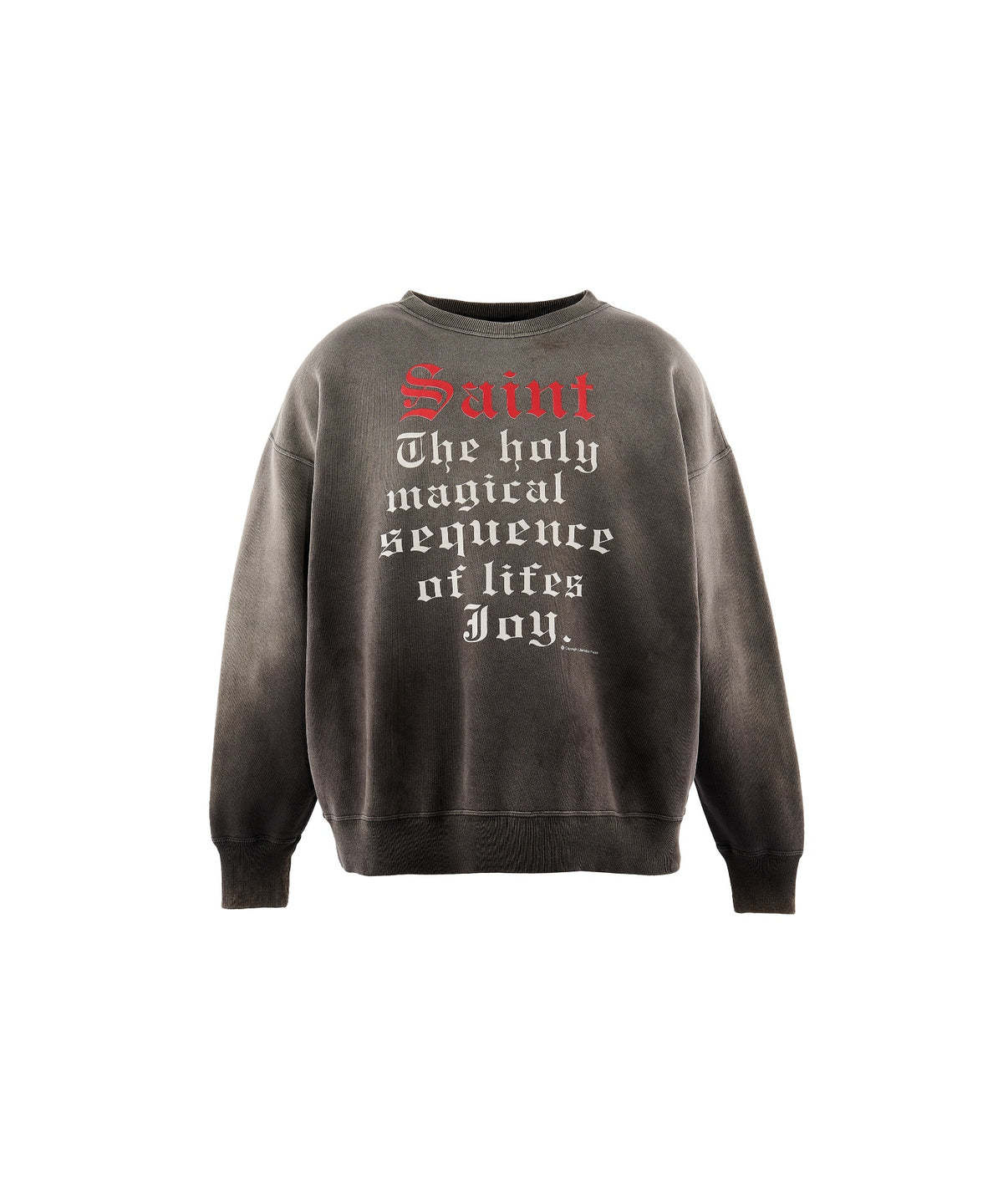 CREW NECK SWEAT/SAINT/BLACK