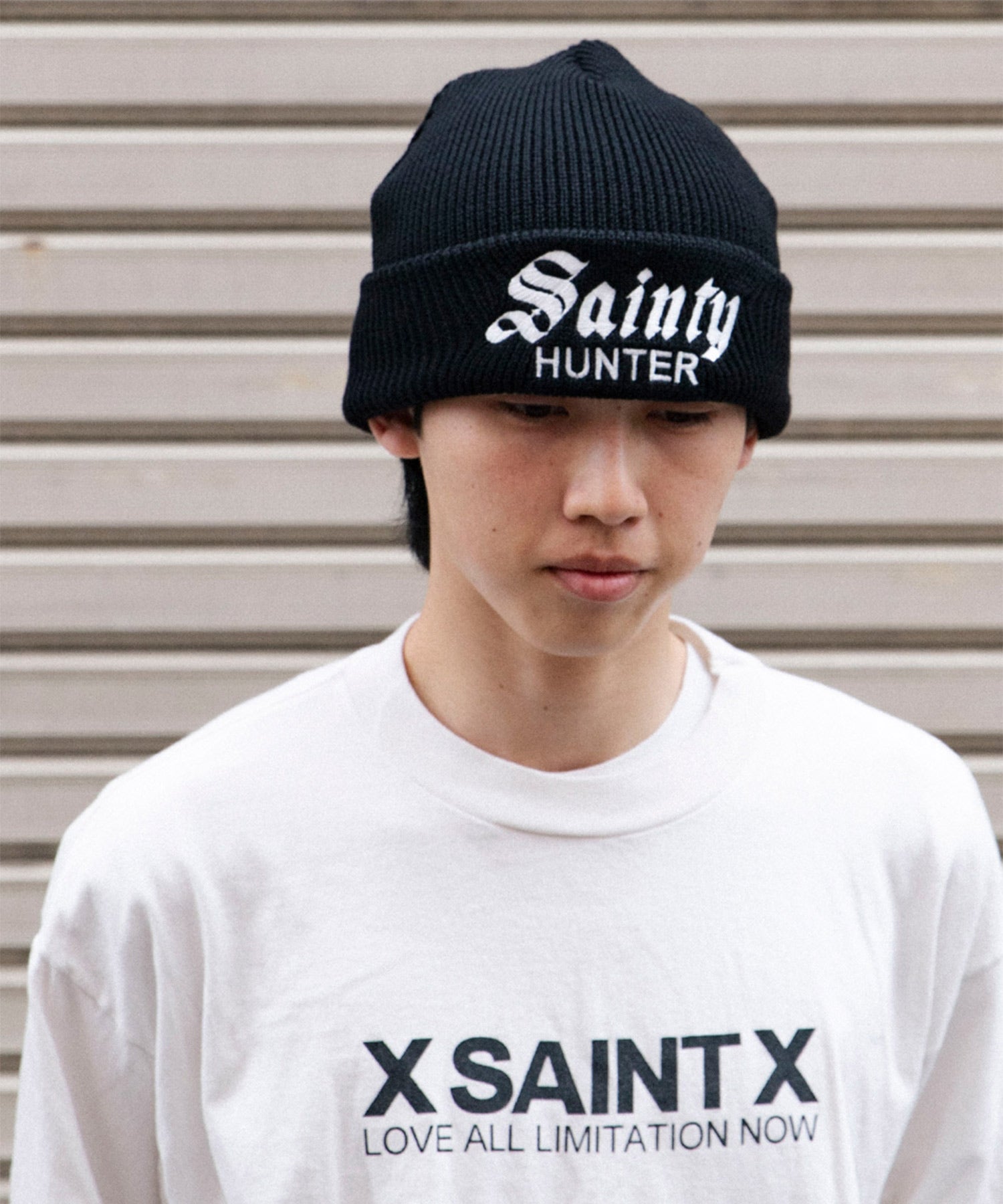 BH KNIT CAP/SAINTY HUNTER/BLACK - SAINT MXXXXXX (セントマイケル