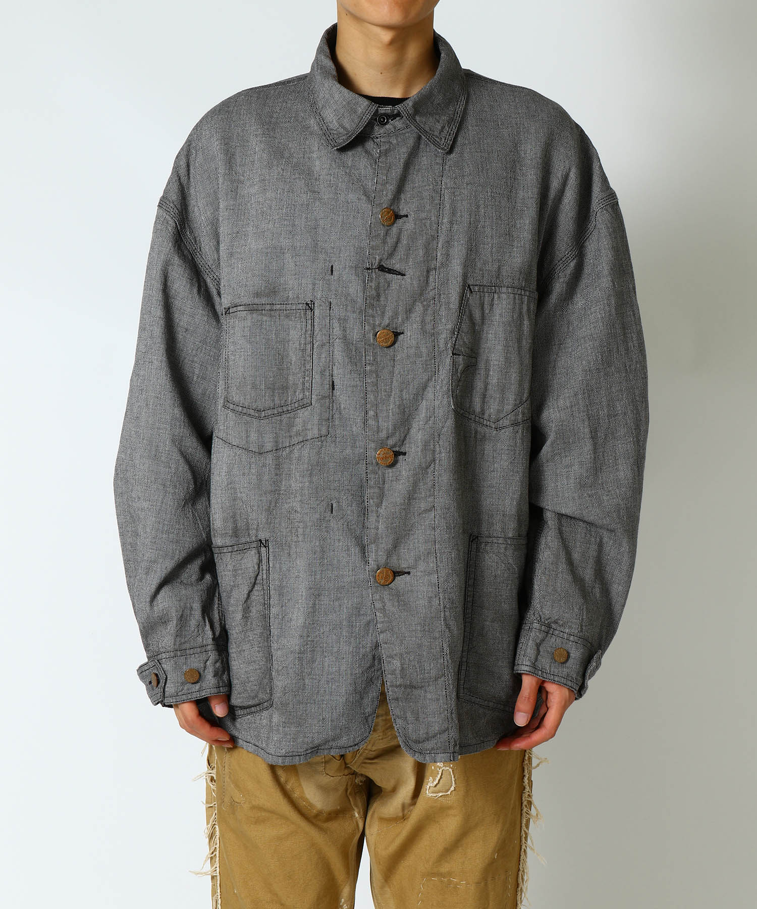 BB_DENIM JKT / STRIPE