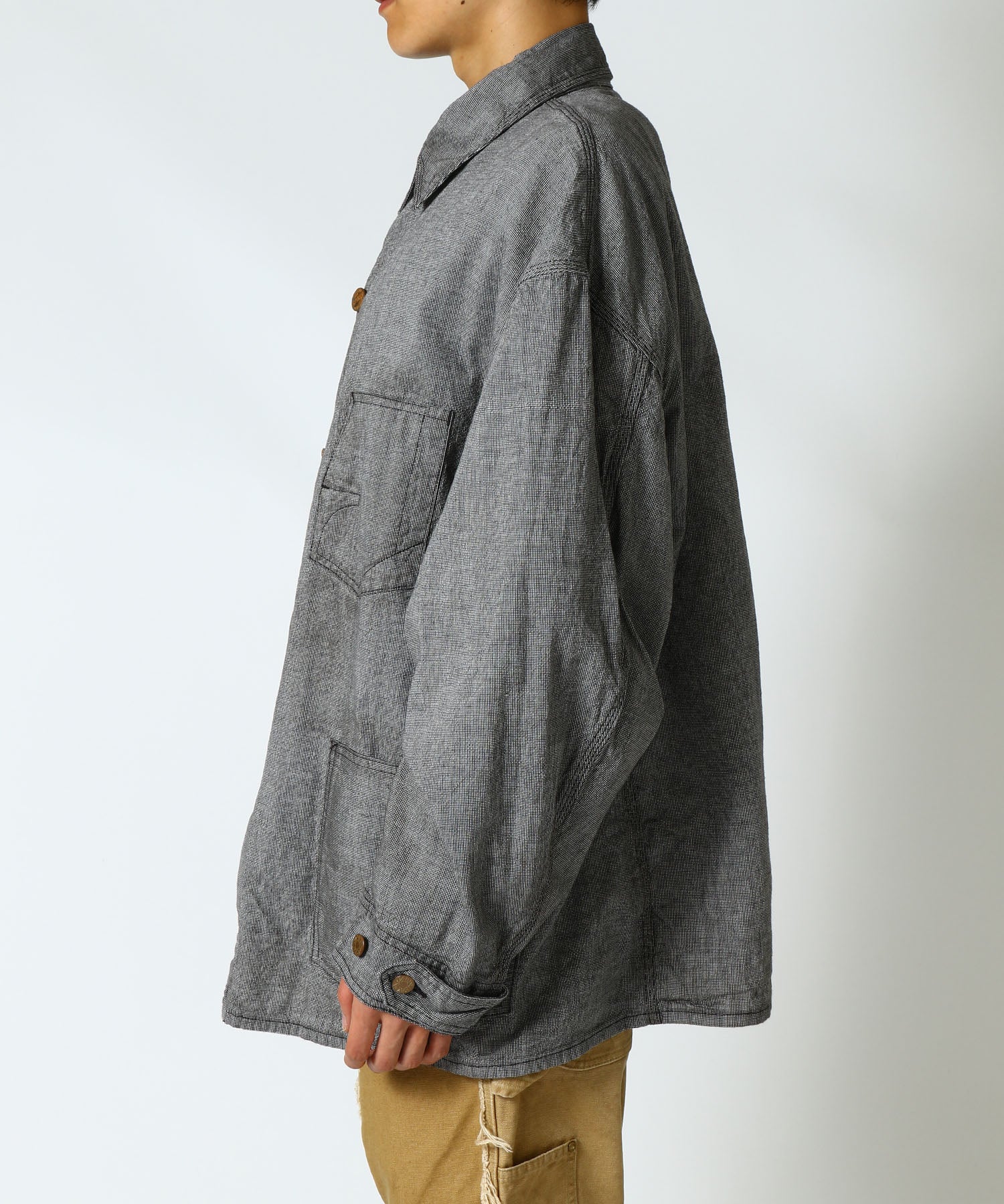 BB_DENIM JKT / STRIPE