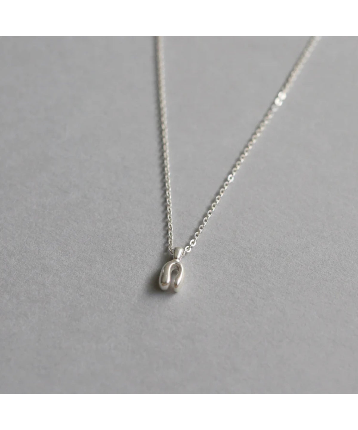 タイニーアーチネックレス SV