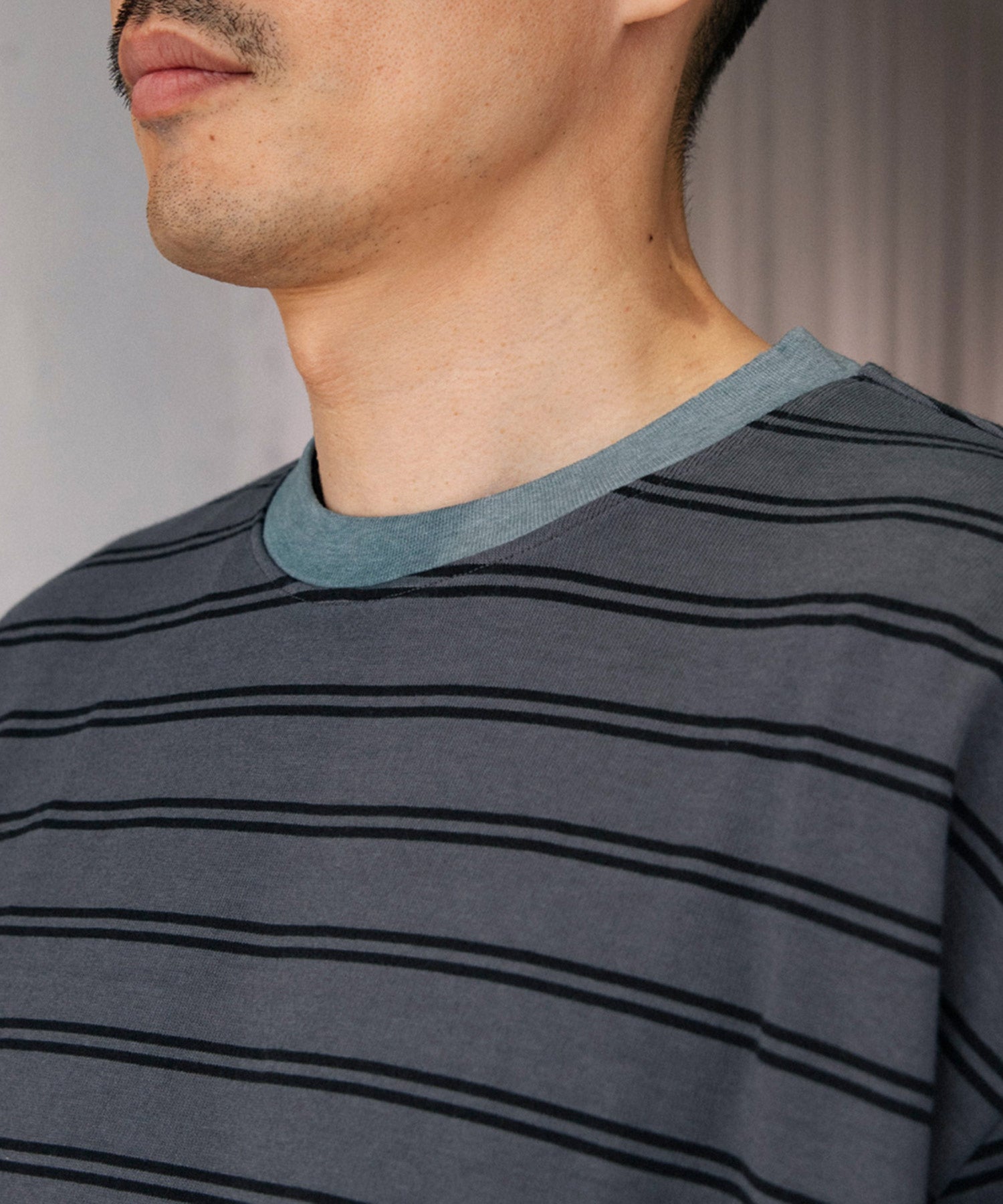 RESEARCHED TEE LS / COTTON BORDER JERSEY